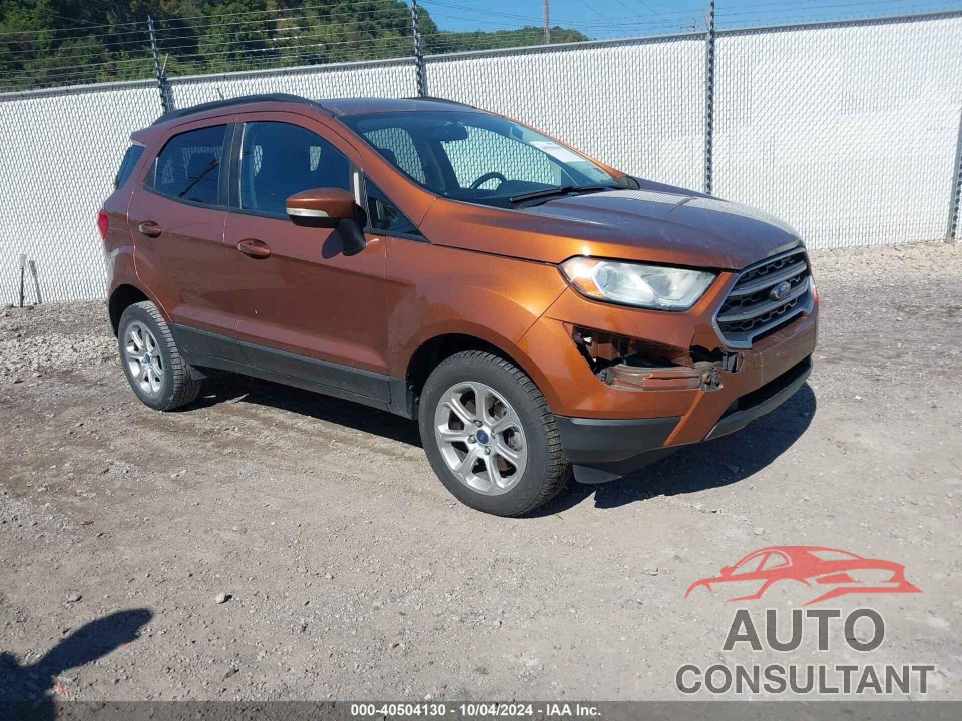 FORD ECOSPORT 2018 - MAJ6P1ULXJC195224