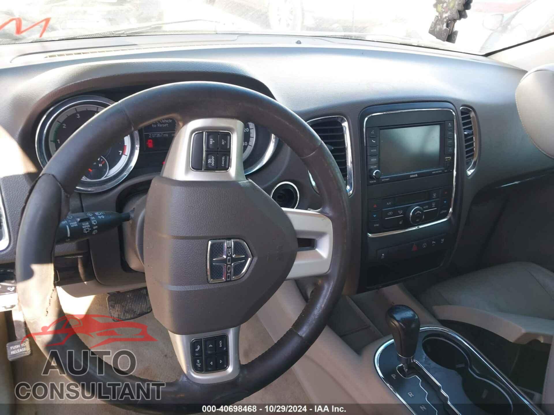 DODGE DURANGO 2013 - 1C4RDHDG7DC539737