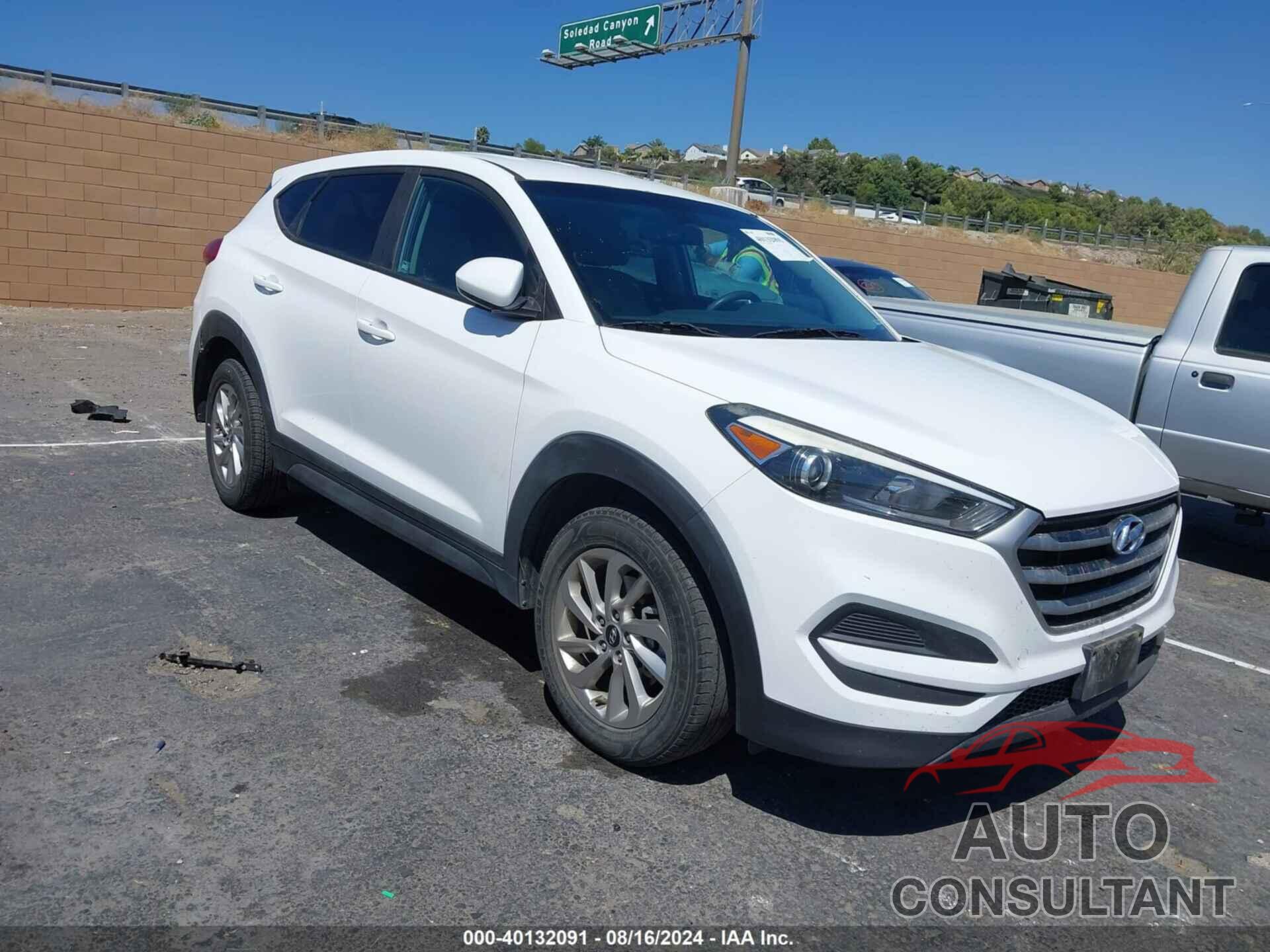 HYUNDAI TUCSON 2017 - KM8J23A44HU394829