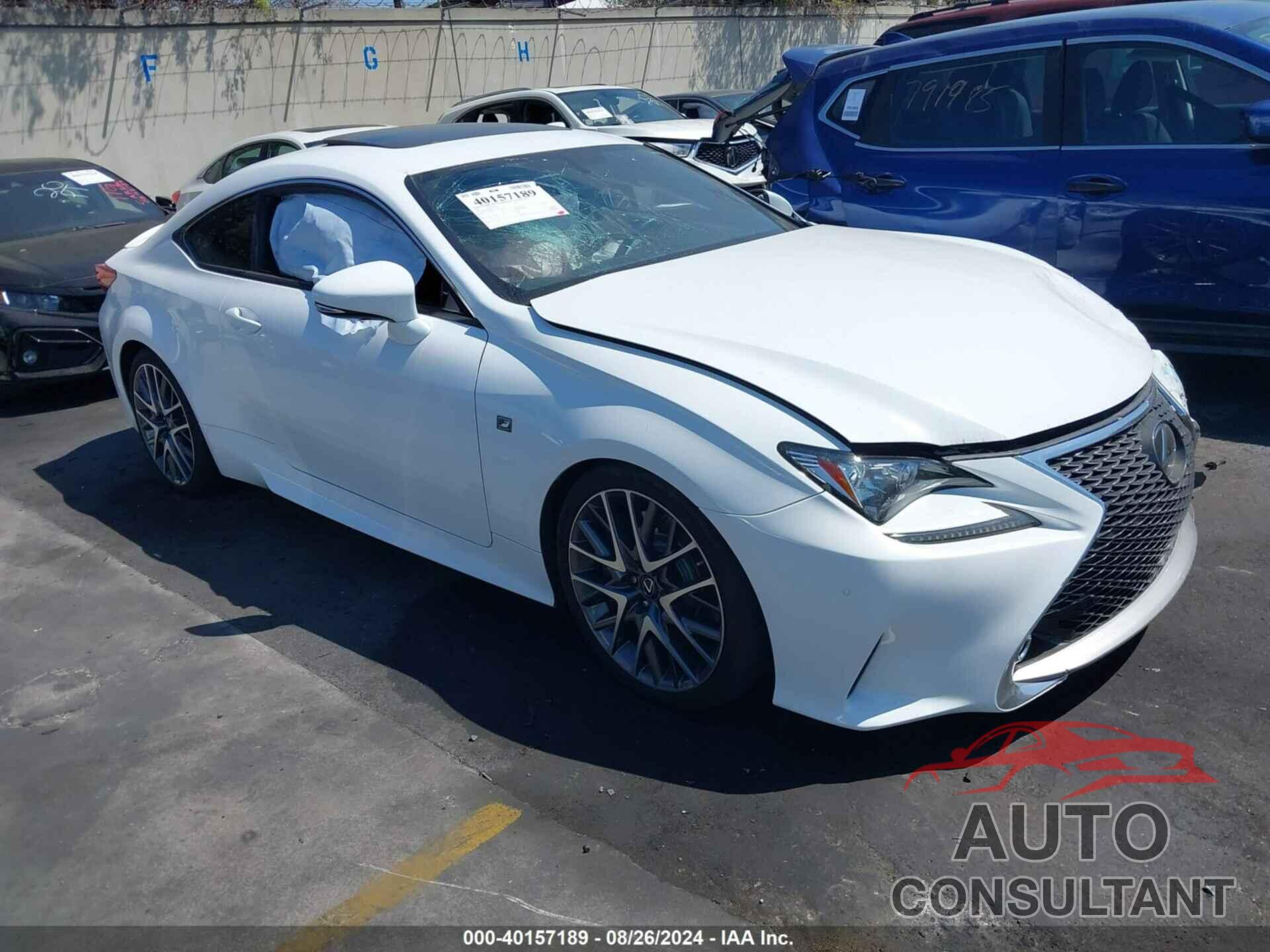 LEXUS RC 350 2016 - JTHHE5BC9G5014175