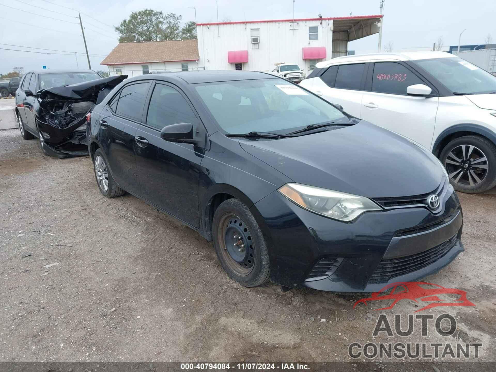 TOYOTA COROLLA 2015 - 2T1BURHE2FC253725