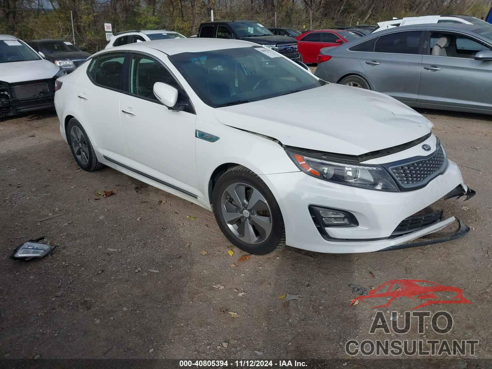 KIA OPTIMA HYBRID 2015 - KNAGN4ADXF5080571