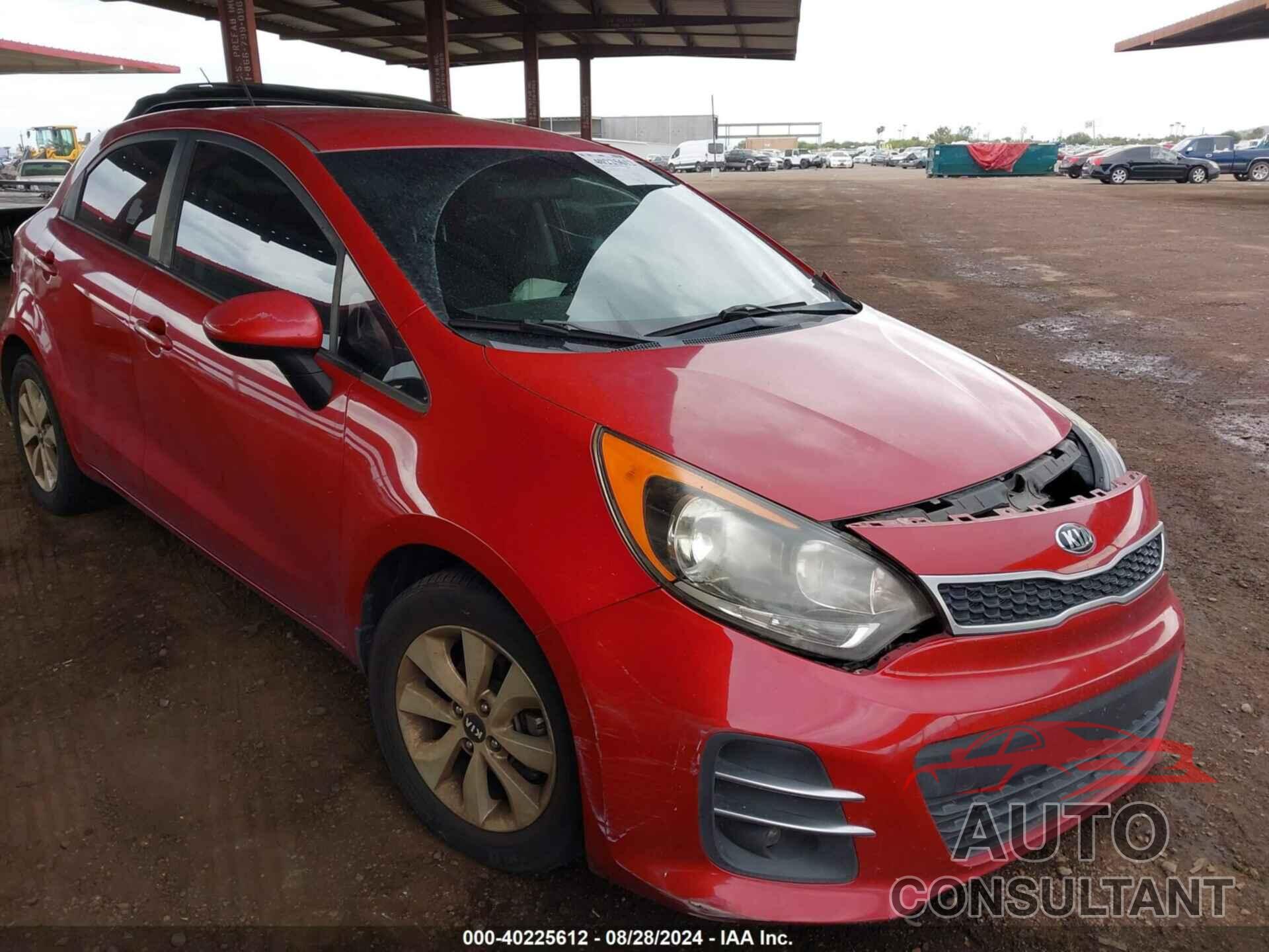 KIA RIO 2016 - KNADN5A35G6590290