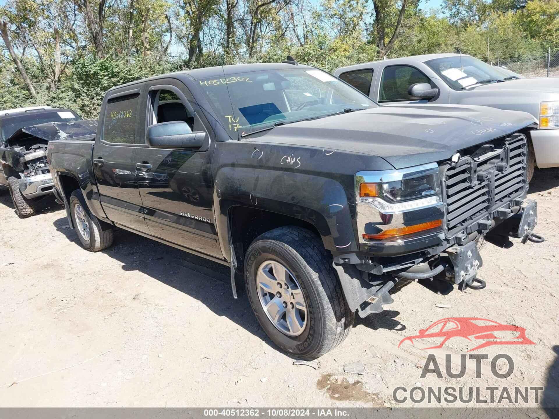 CHEVROLET SILVERADO 1500 2017 - 3GCUKREH0HG360102