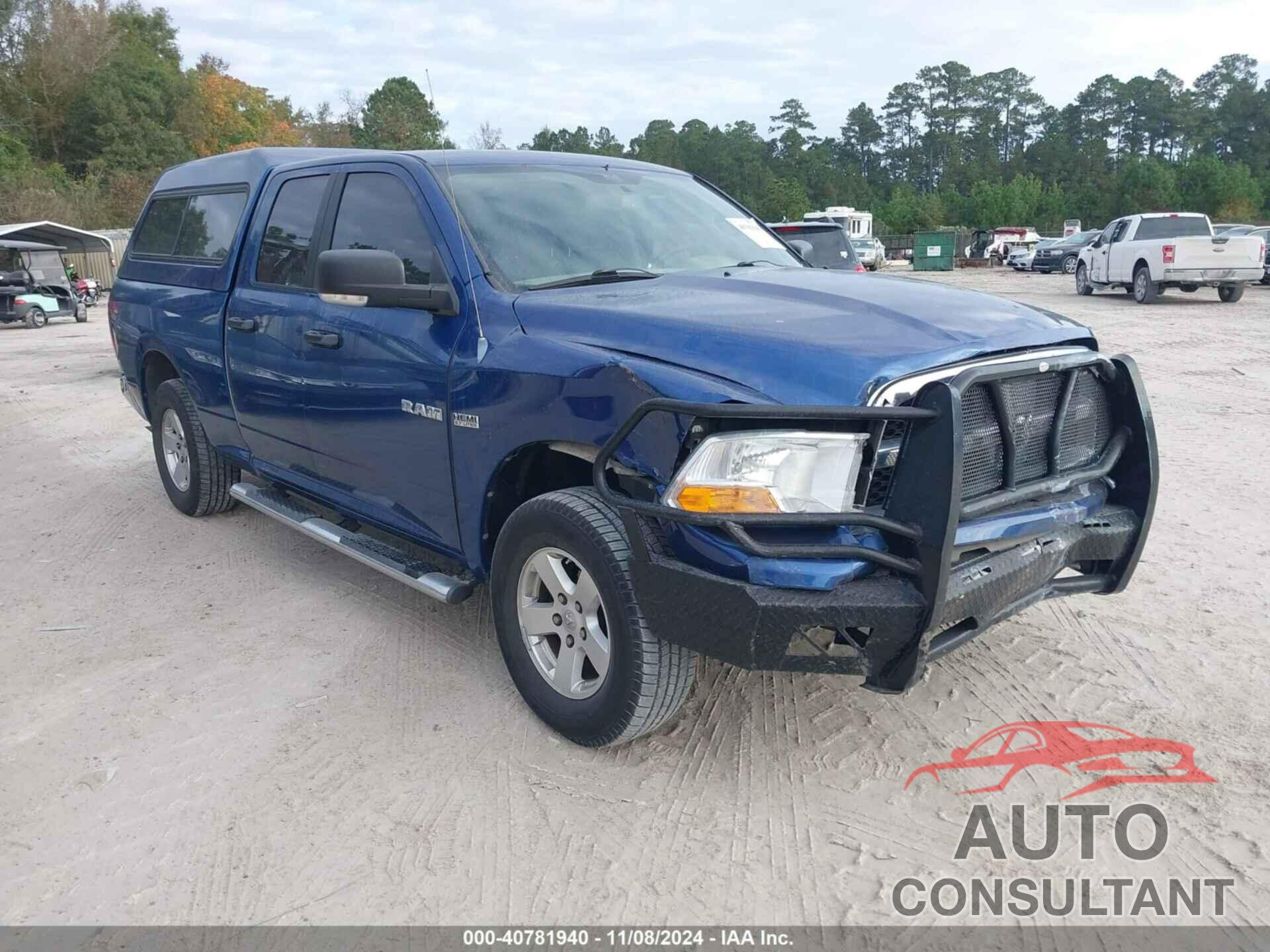 DODGE RAM 1500 2009 - 1D3HV18TX9S704837