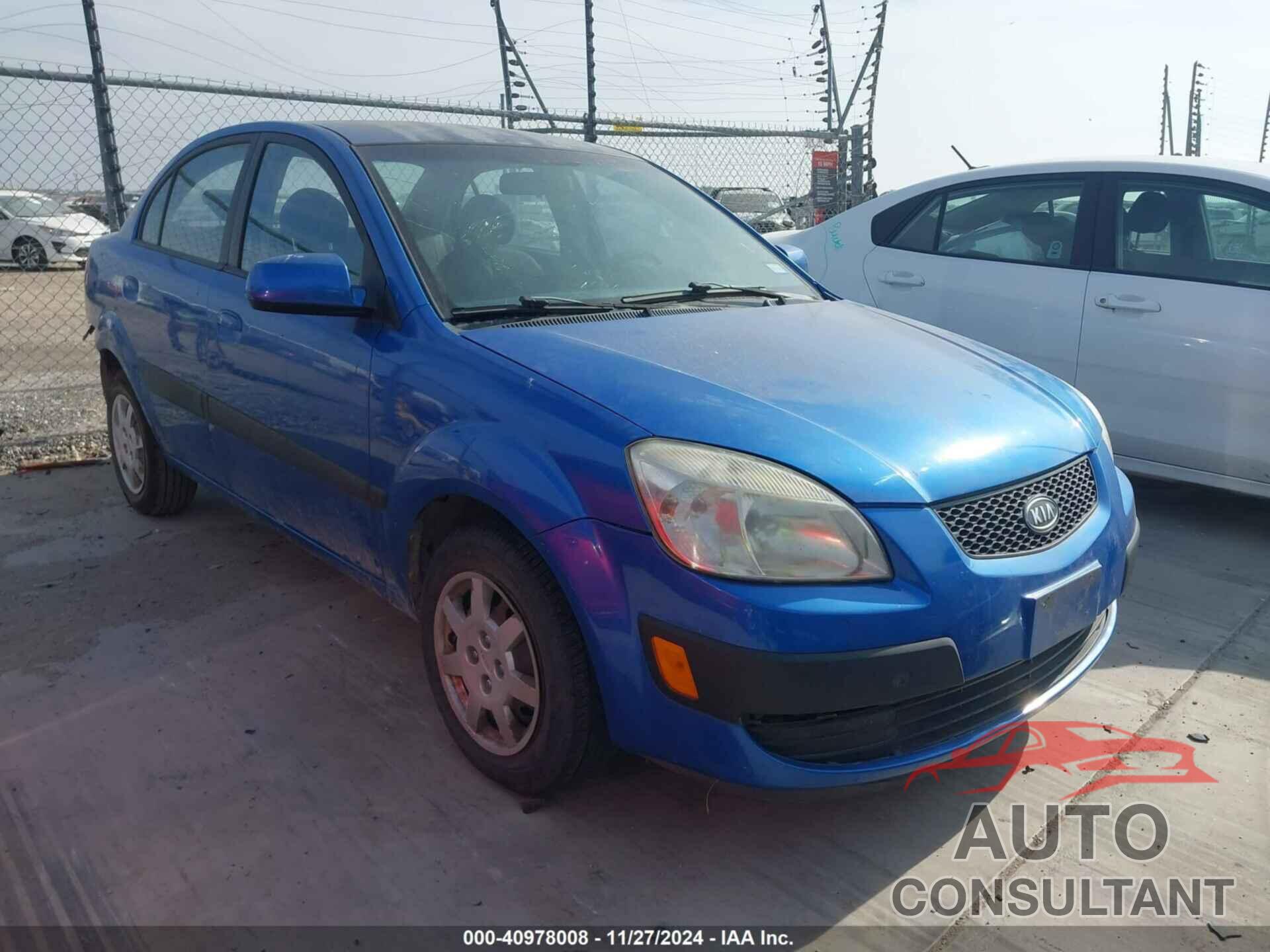 KIA RIO 2009 - KNADE223596570234