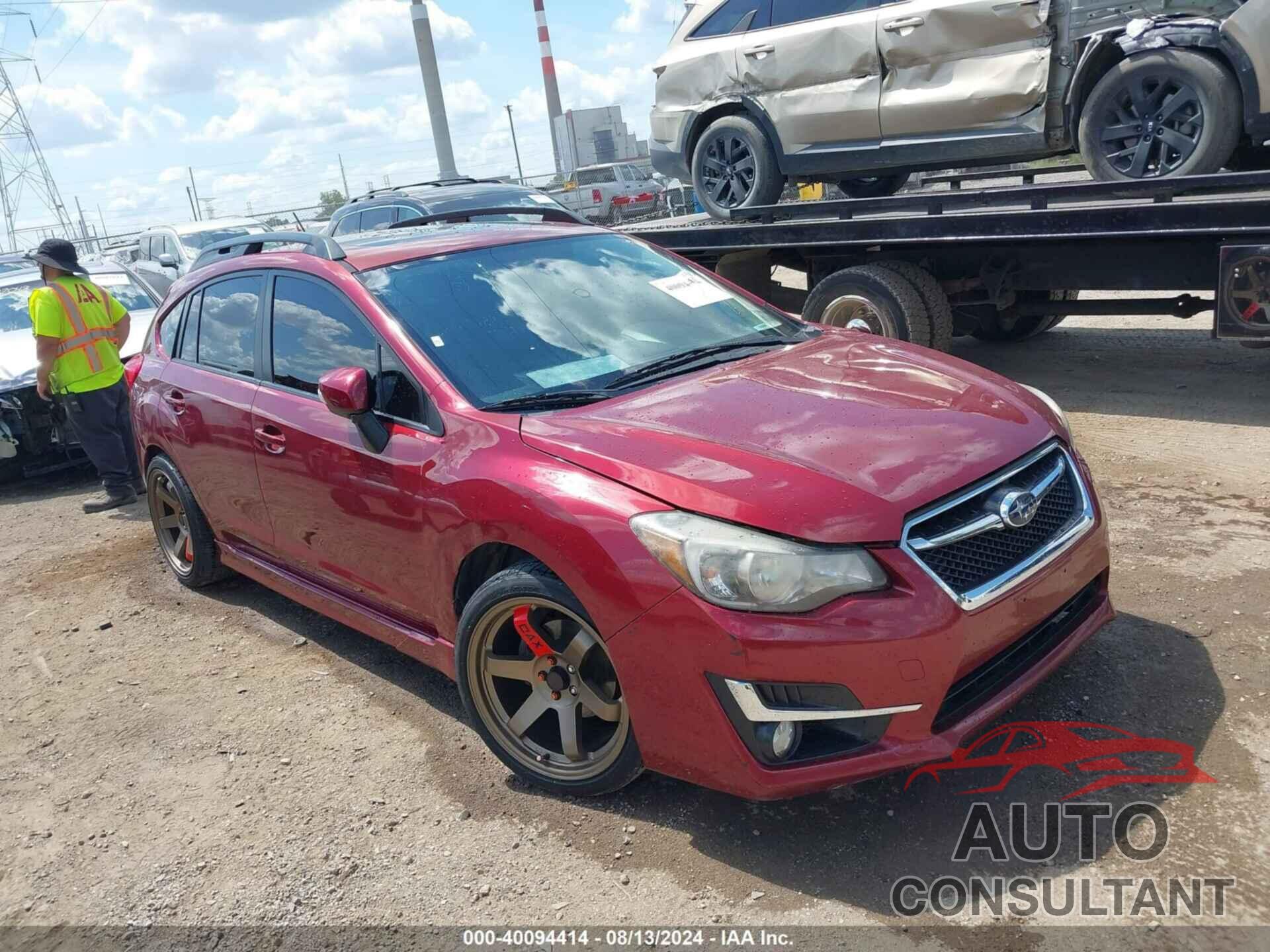 SUBARU IMPREZA 2016 - JF1GPAP64G8263409