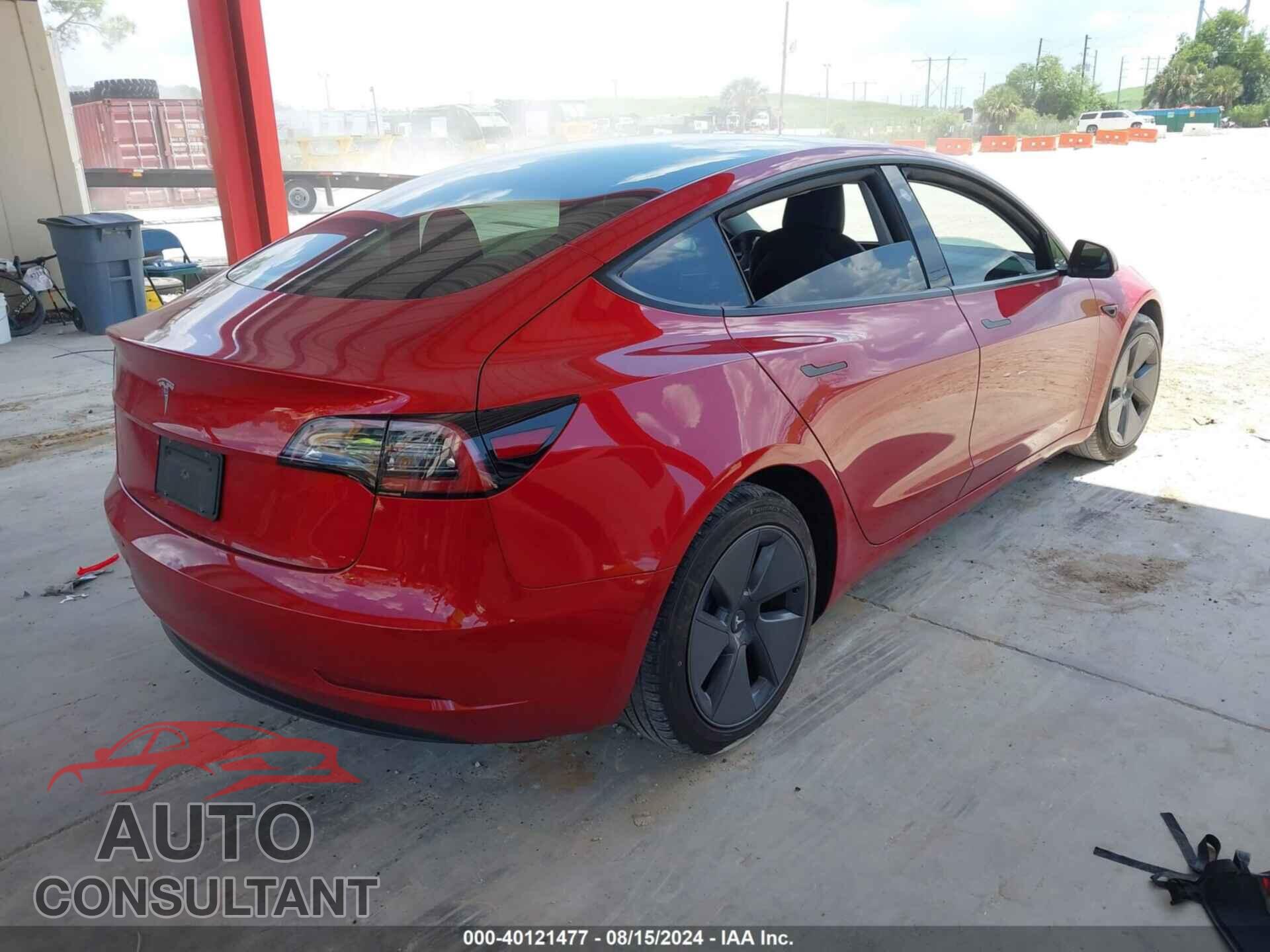 TESLA MODEL 3 2021 - 5YJ3E1EA2MF047012