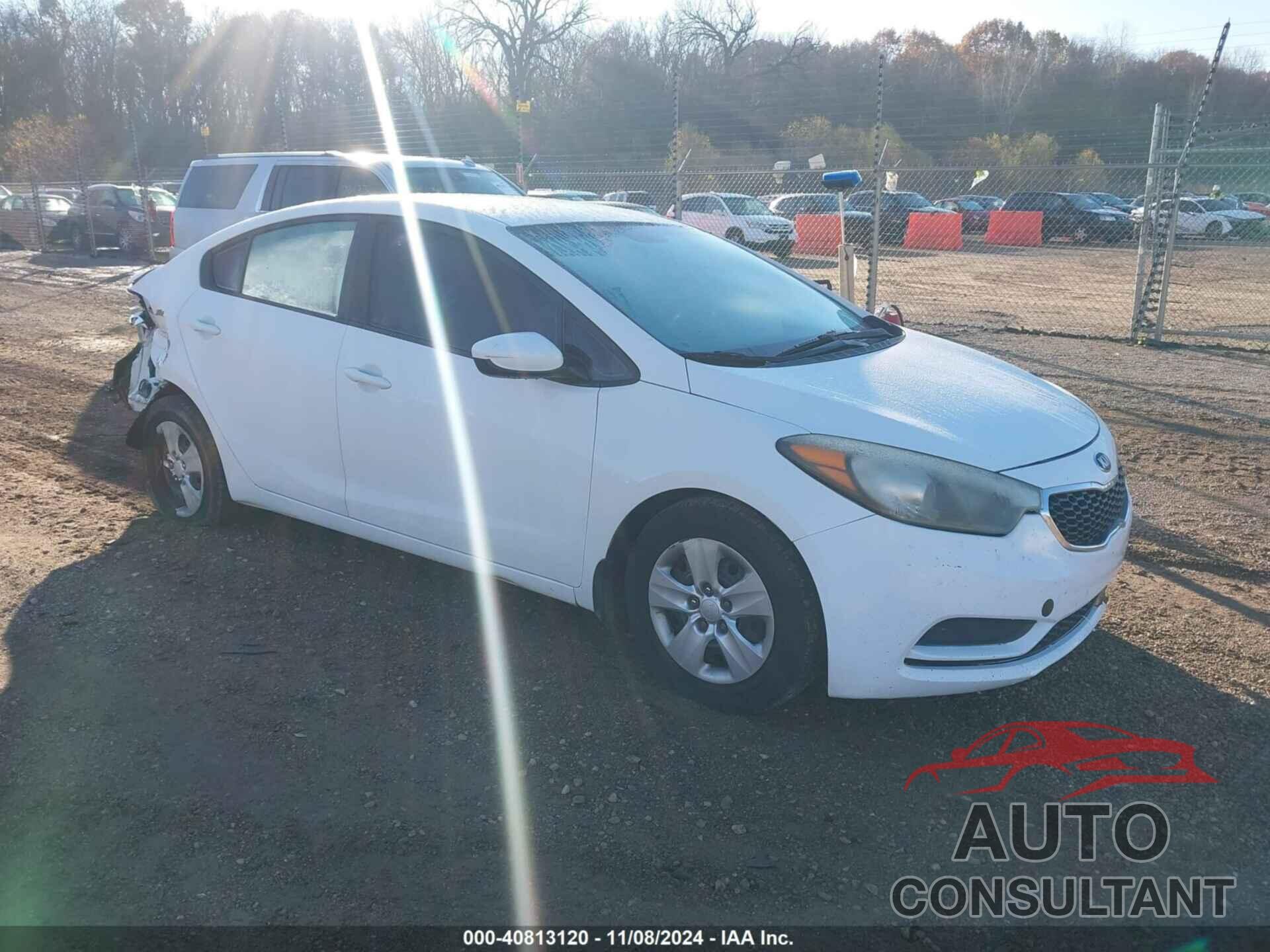 KIA FORTE 2016 - KNAFK4A6XG5611971