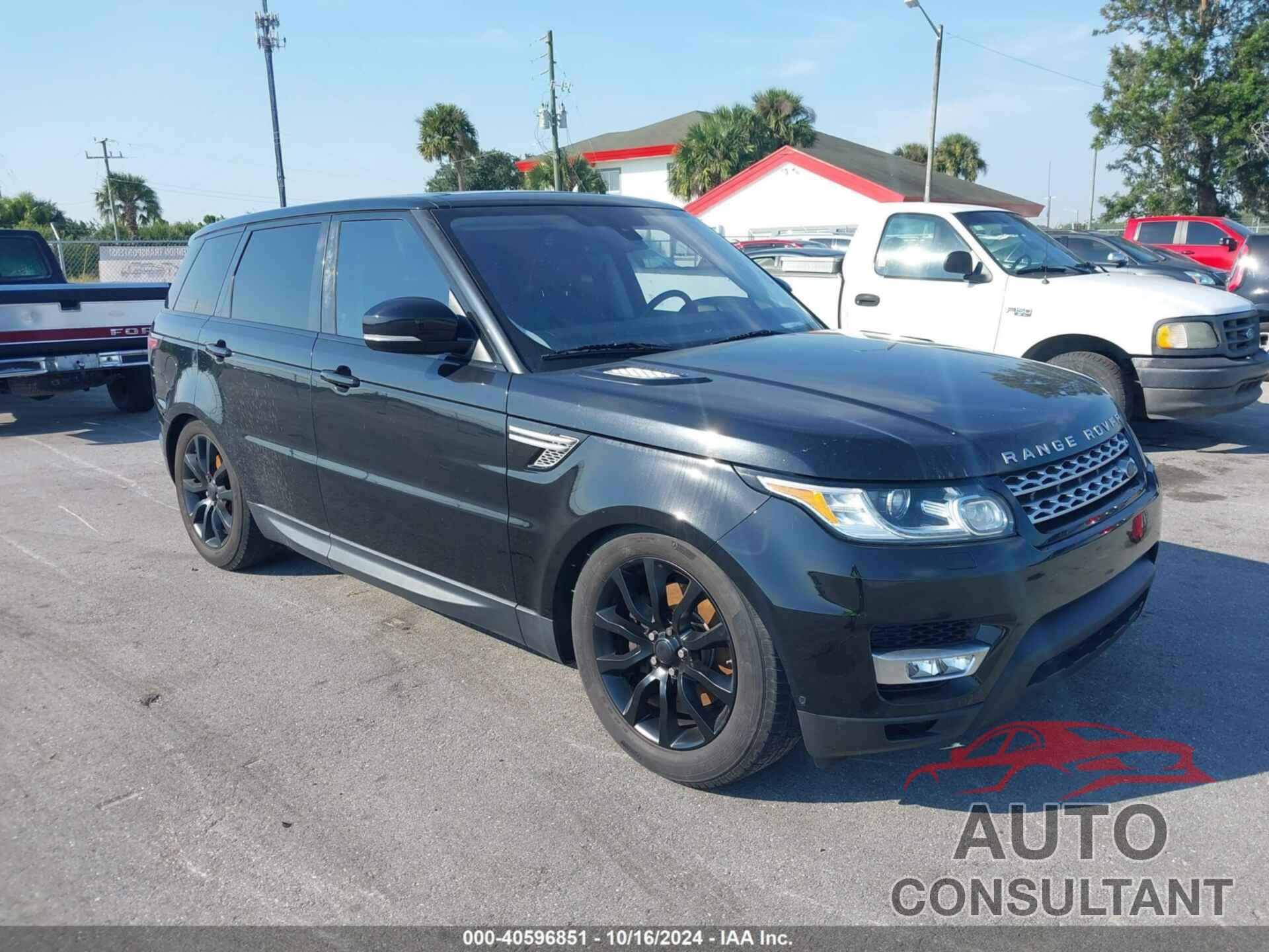LAND ROVER RANGE ROVER SPORT 2016 - SALWR2VF6GA552639