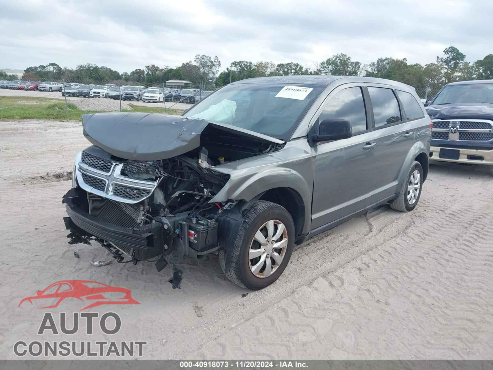 DODGE JOURNEY 2012 - 3C4PDCAB4CT296426