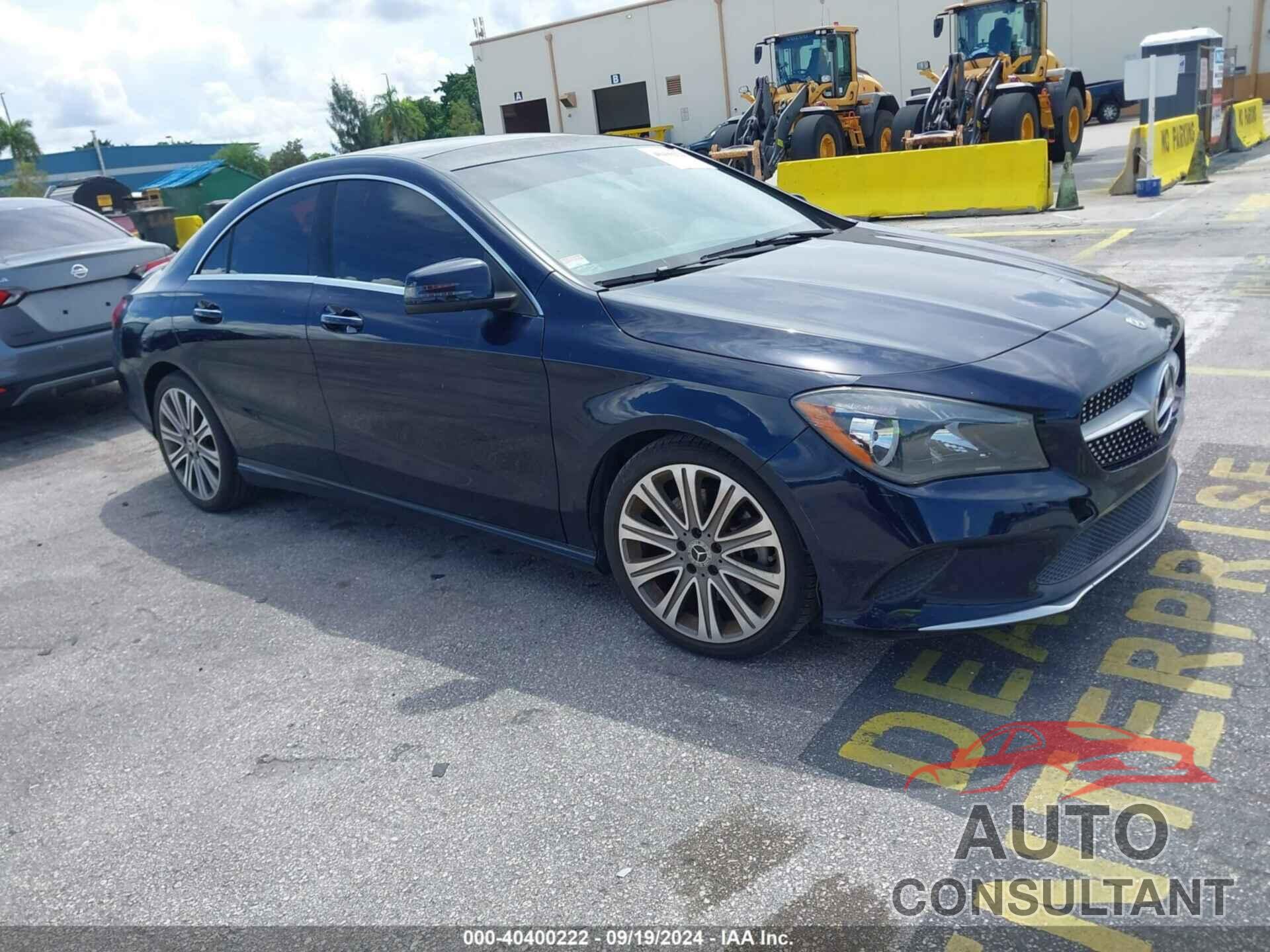 MERCEDES-BENZ CLA 250 2018 - WDDSJ4EB8JN607717