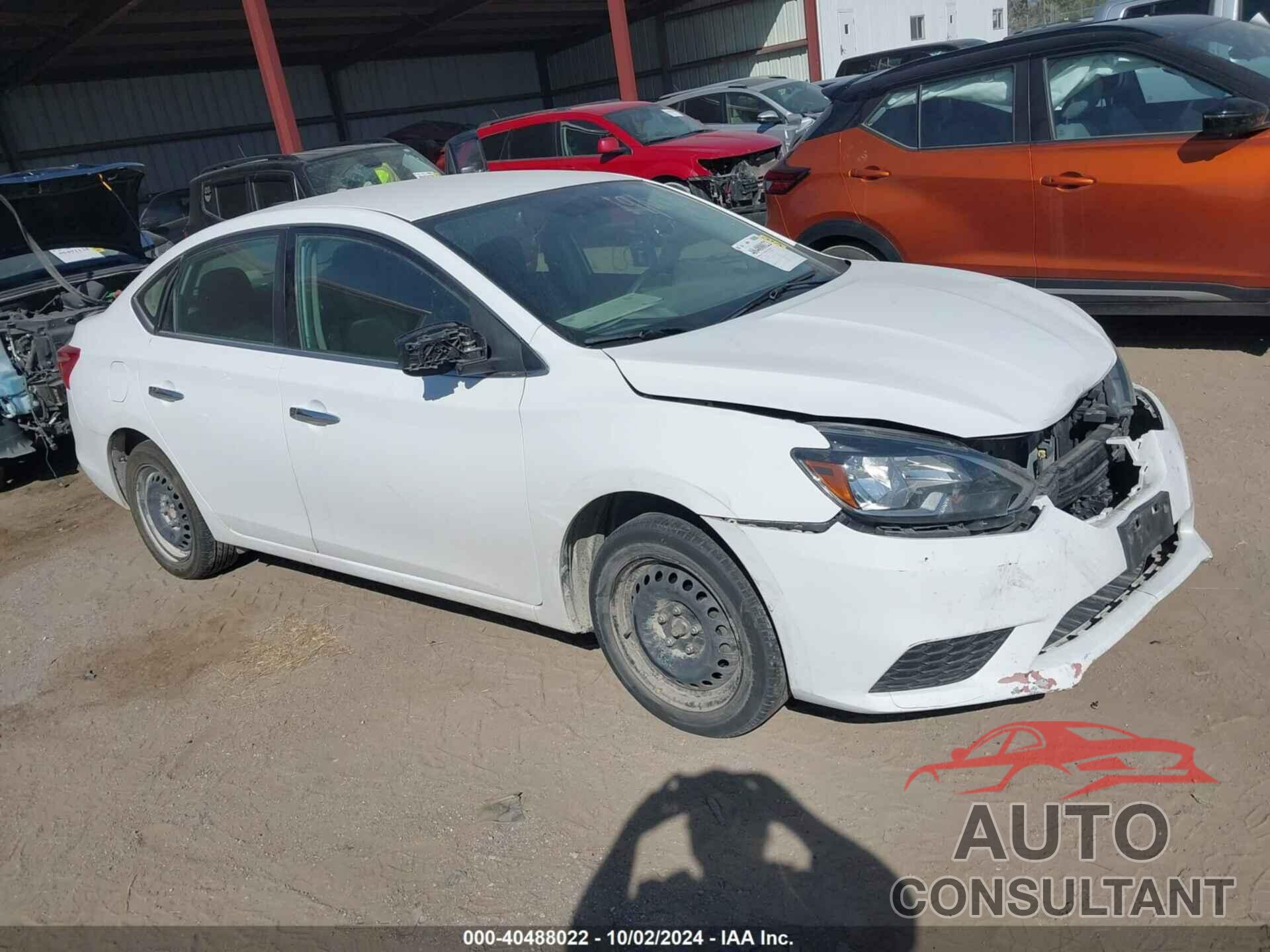 NISSAN SENTRA 2019 - 3N1AB7AP9KY303115