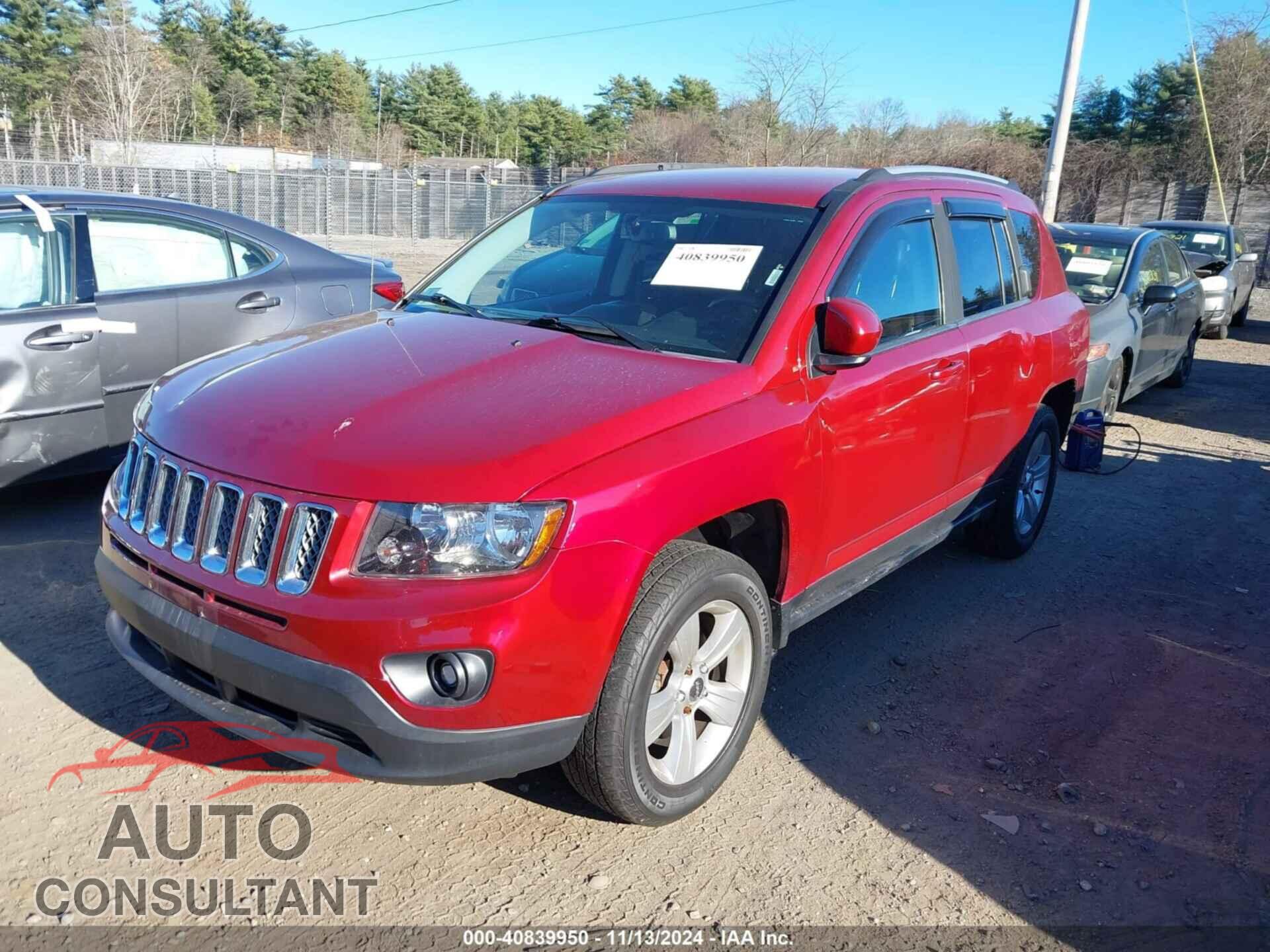 JEEP COMPASS 2016 - 1C4NJDEB2GD758610