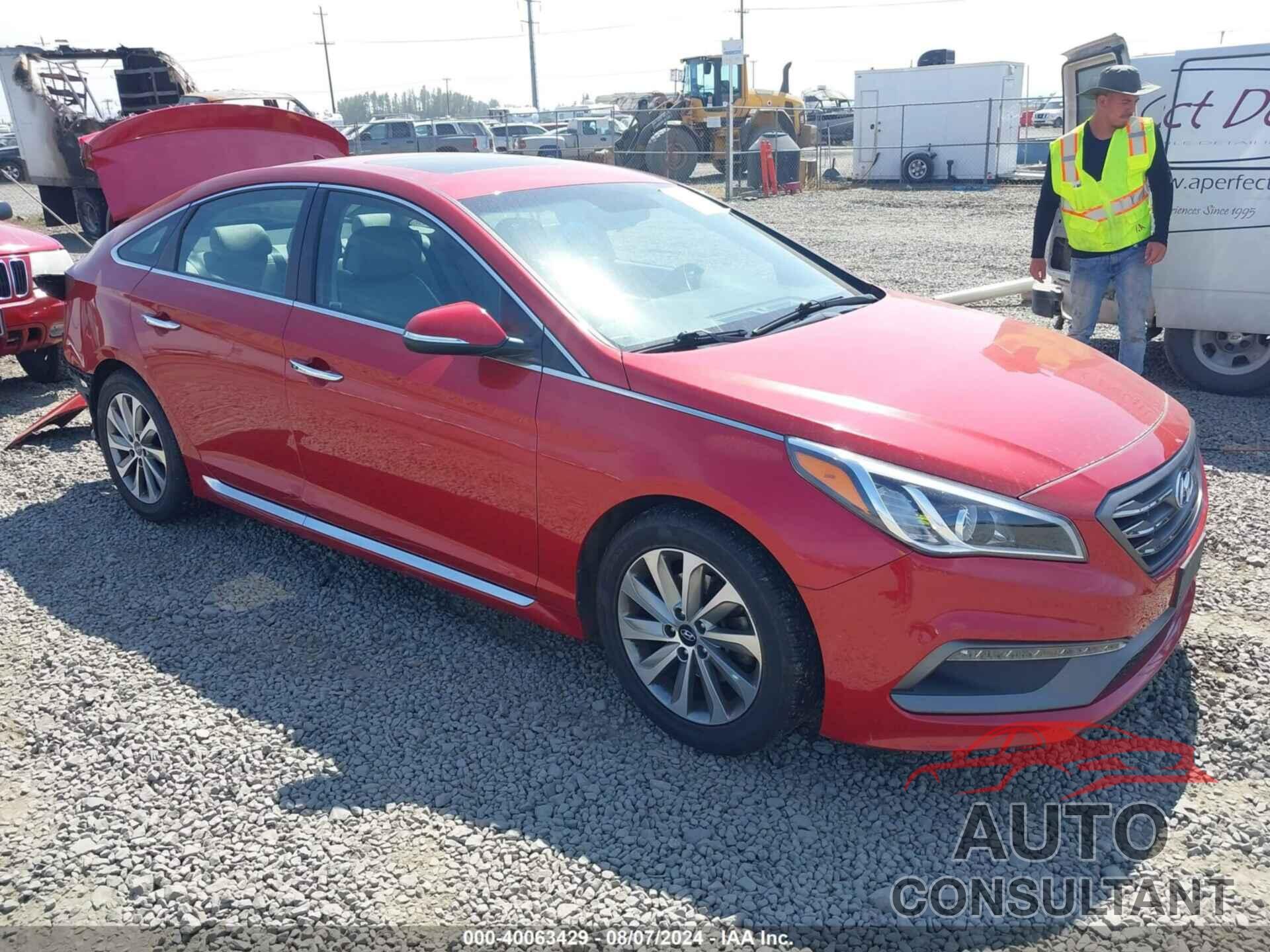 HYUNDAI SONATA 2017 - 5NPE34AFXHH445027