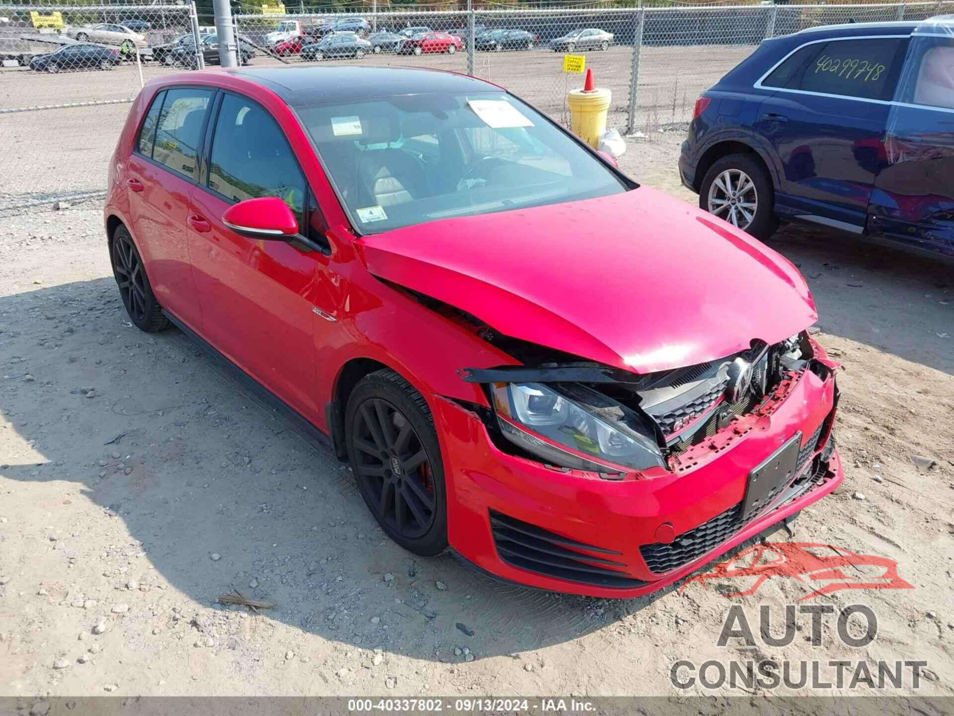 VOLKSWAGEN GOLF GTI 2016 - 3VW447AU2GM062861