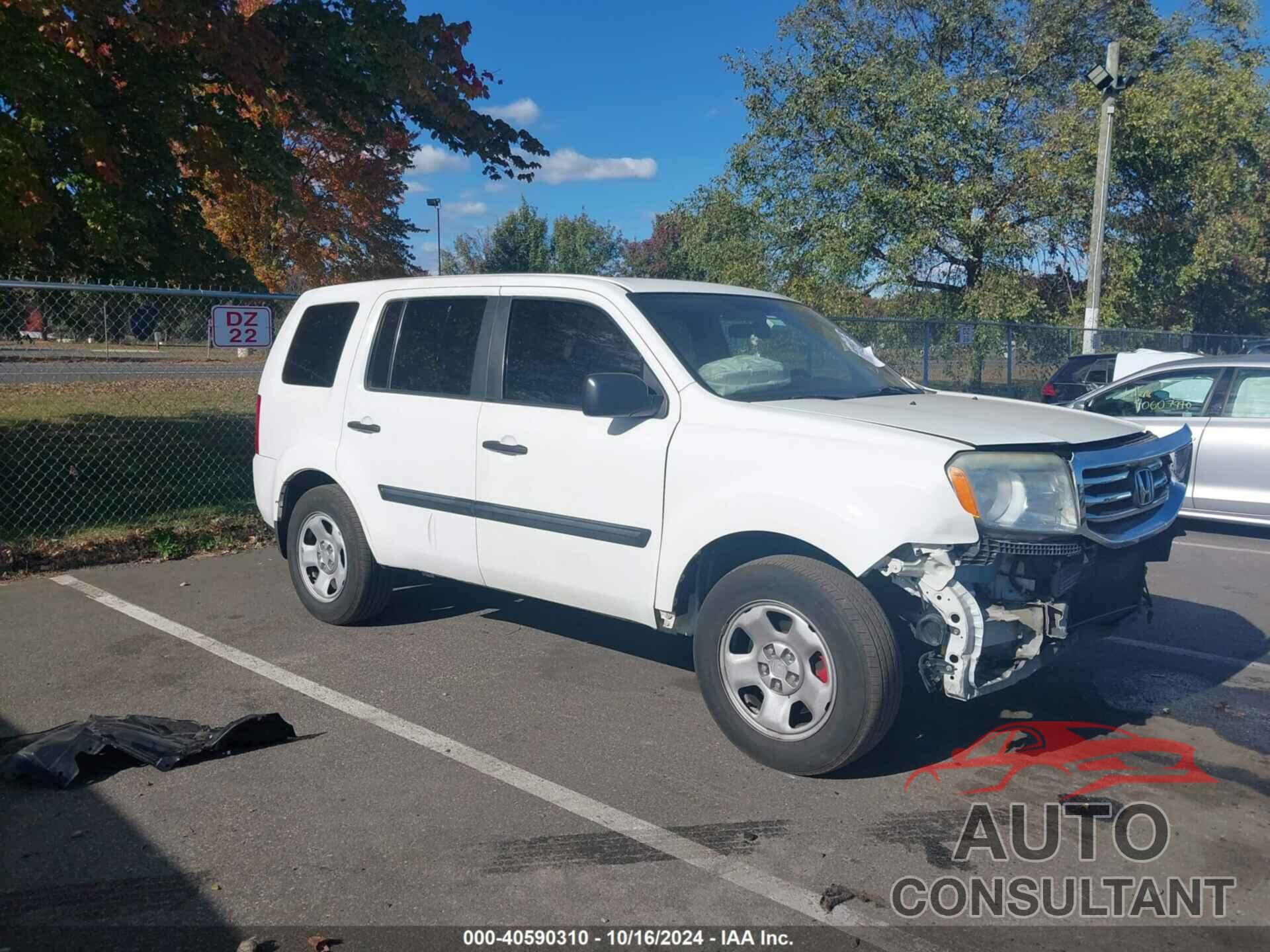 HONDA PILOT 2015 - 5FNYF4H22FB062198