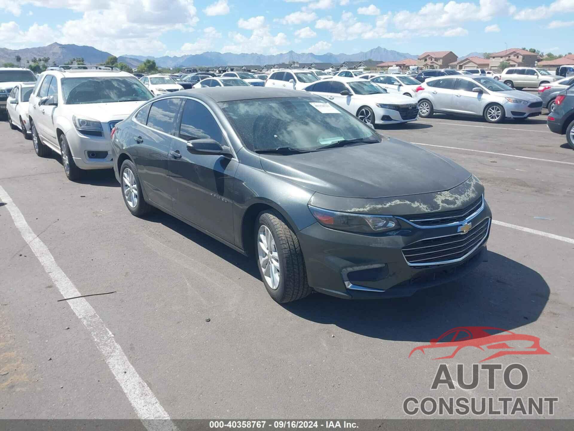 CHEVROLET MALIBU 2016 - 1G1ZE5ST5GF357364