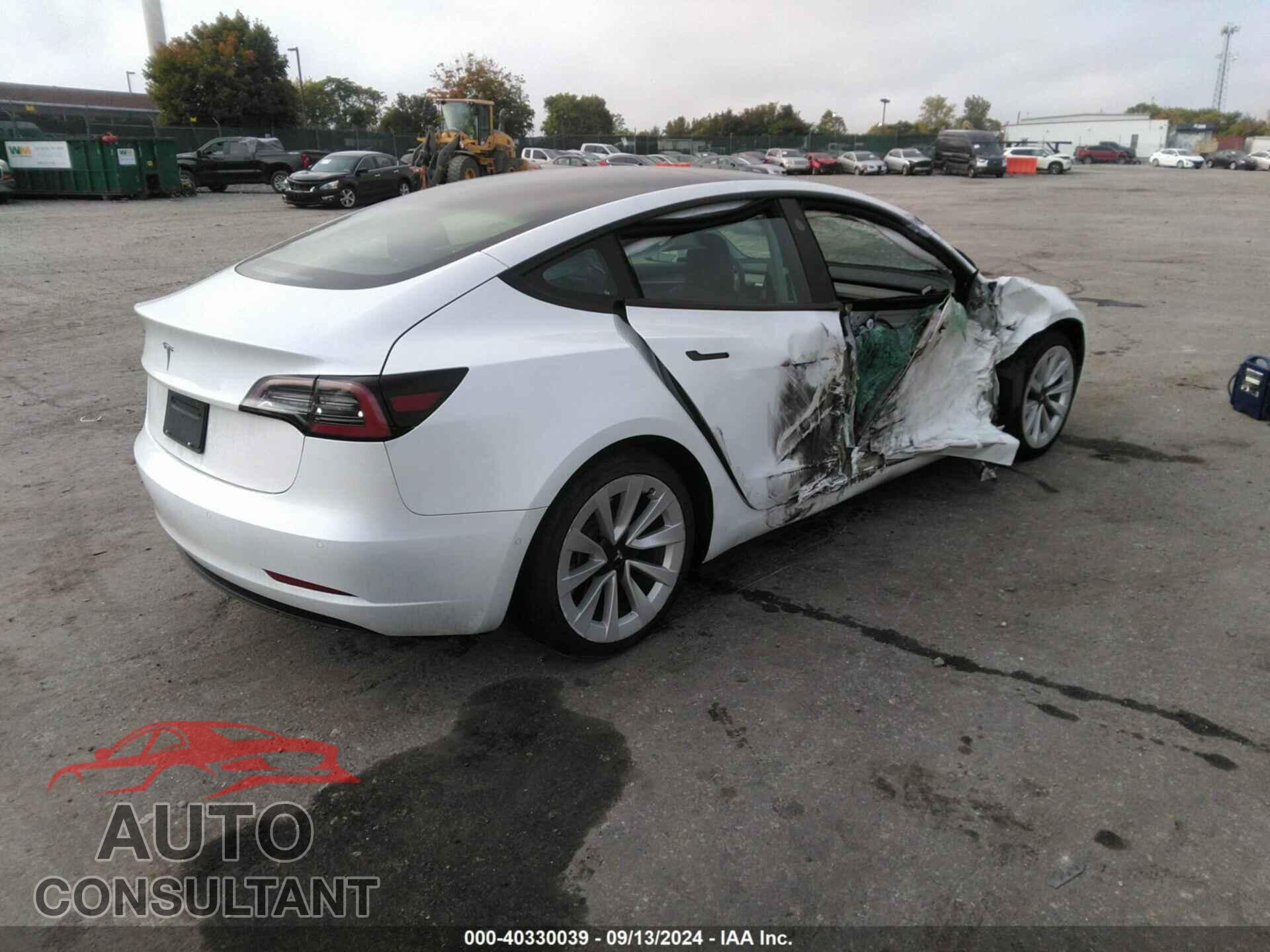 TESLA MODEL 3 2022 - 5YJ3E1EA2NF286884