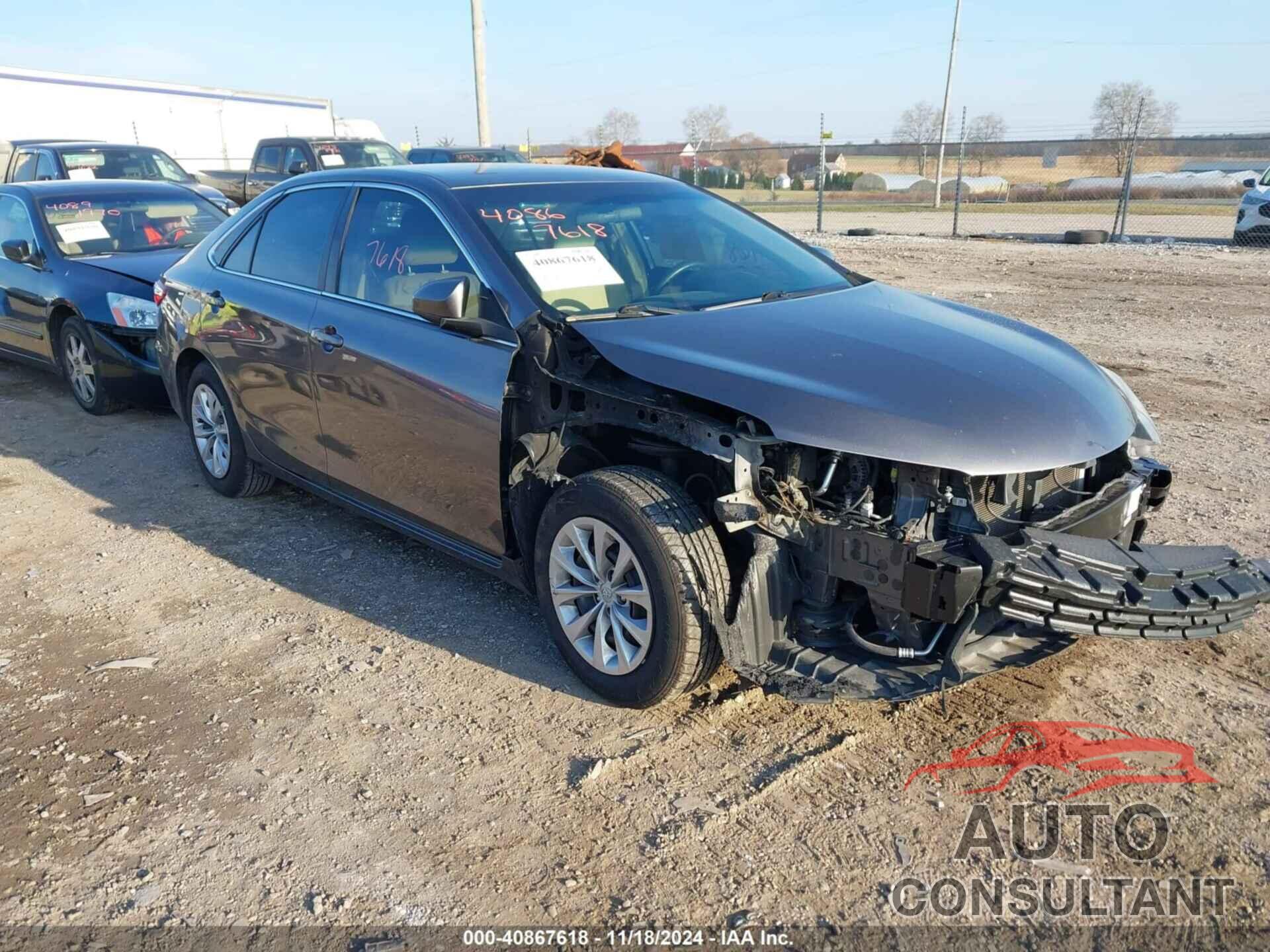 TOYOTA CAMRY 2017 - 4T1BF1FK9HU699828