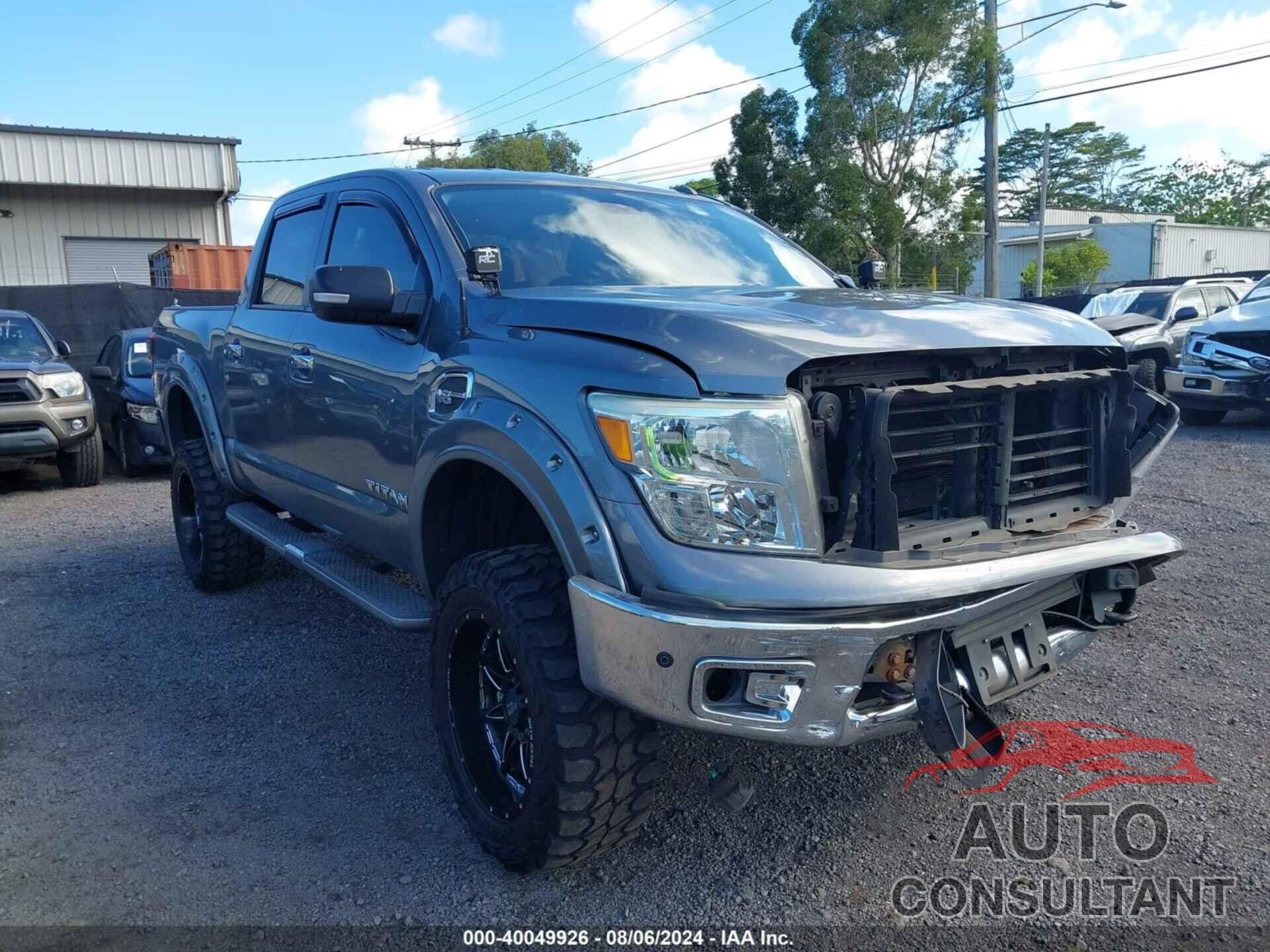 NISSAN TITAN 2017 - 1N6AA1E55HN518967
