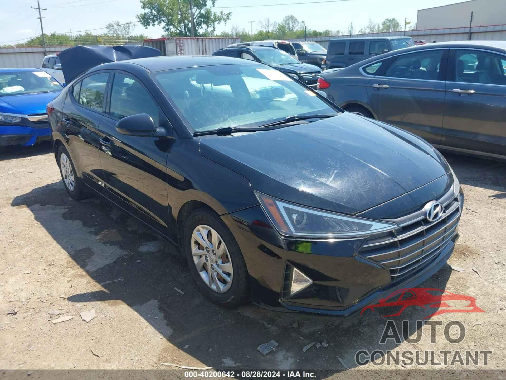 HYUNDAI ELANTRA 2019 - KMHD74LF8KU790532