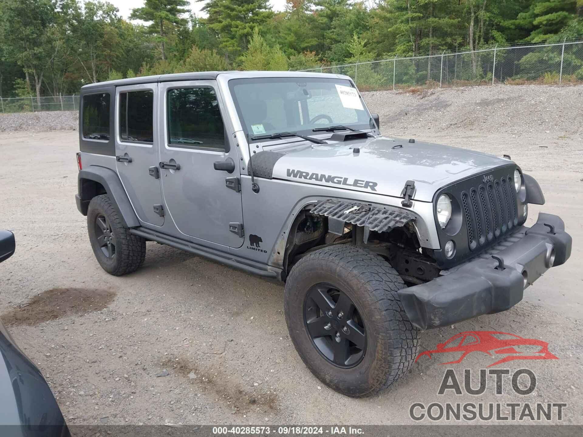 JEEP WRANGLER UNLIMITED 2016 - 1C4BJWDG3GL148877