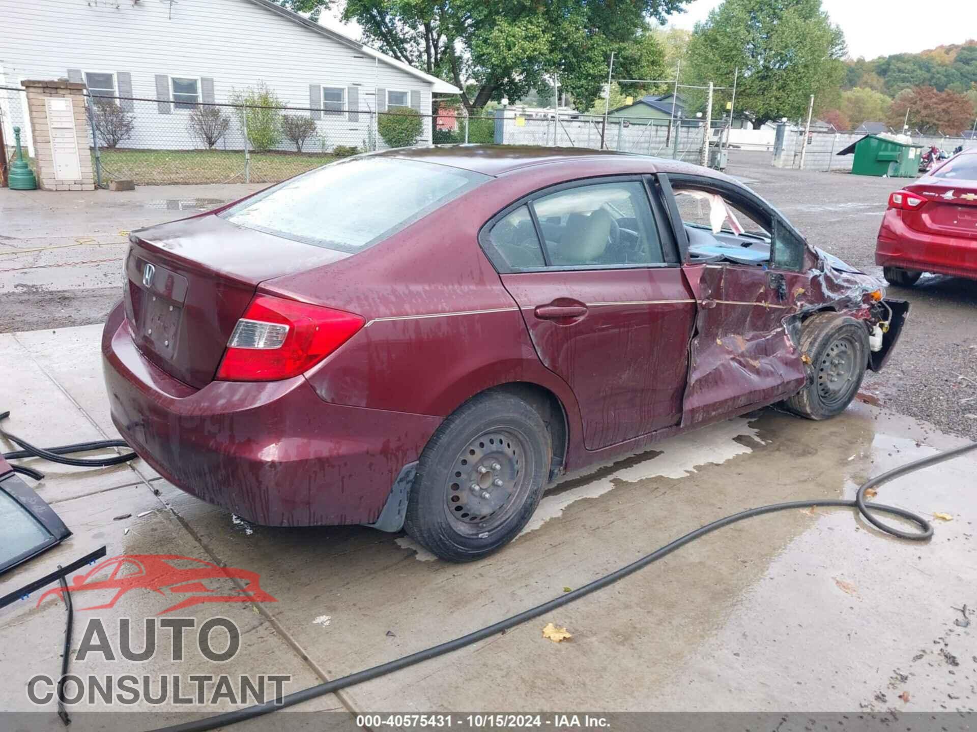 HONDA CIVIC 2012 - 19XFB2F52CE072784