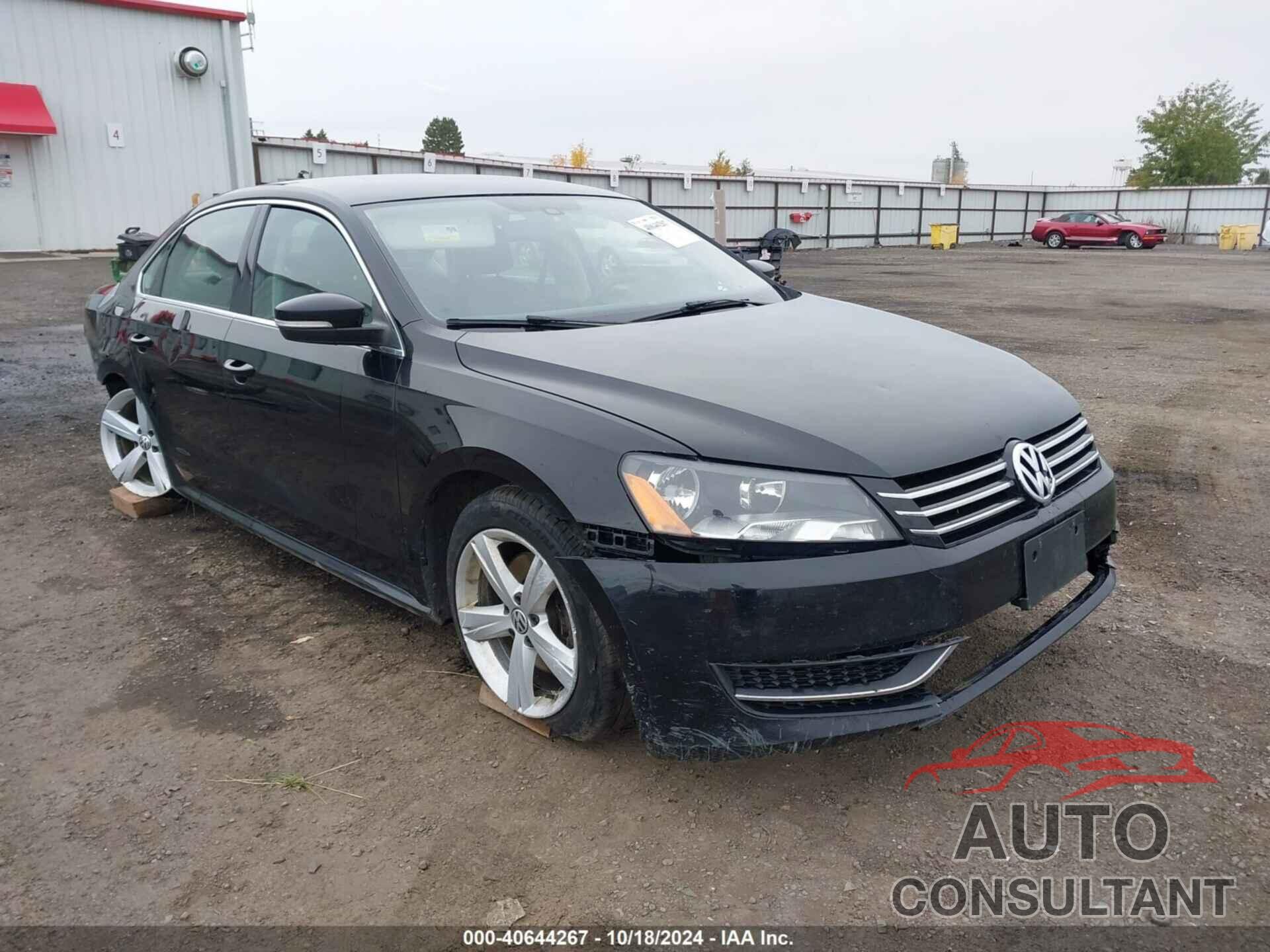 VOLKSWAGEN PASSAT 2013 - 1VWBP7A30DC066894