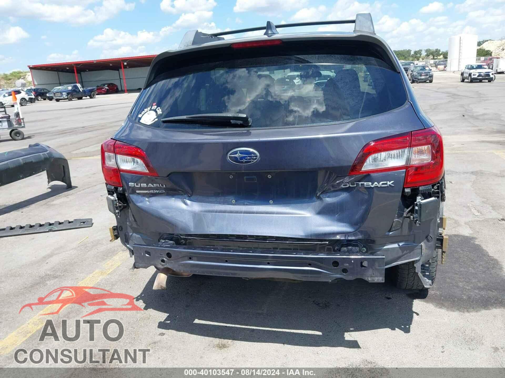 SUBARU OUTBACK 2016 - 4S4BSBFC9G3225375