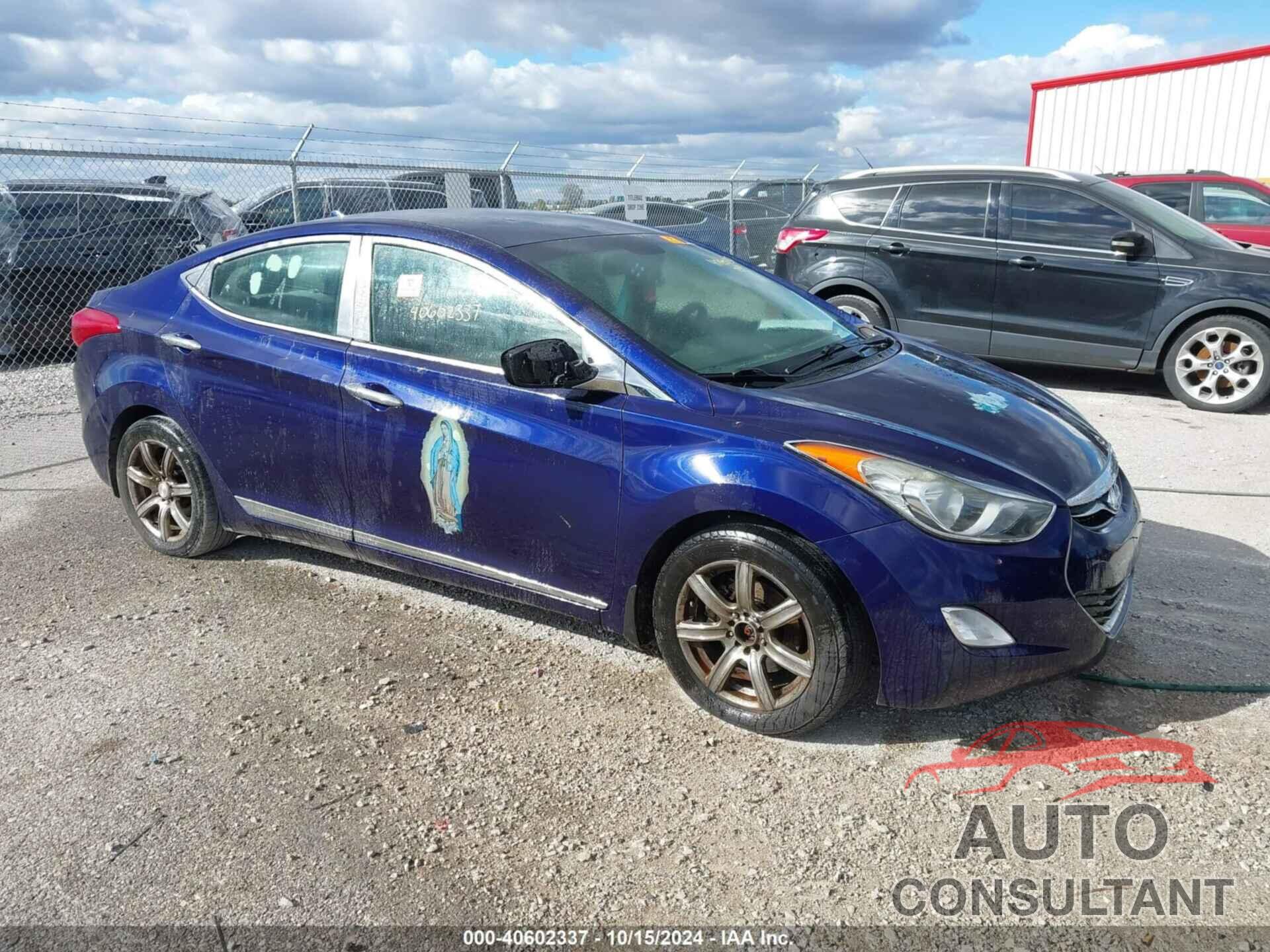 HYUNDAI ELANTRA 2012 - 5NPDH4AE9CH140454