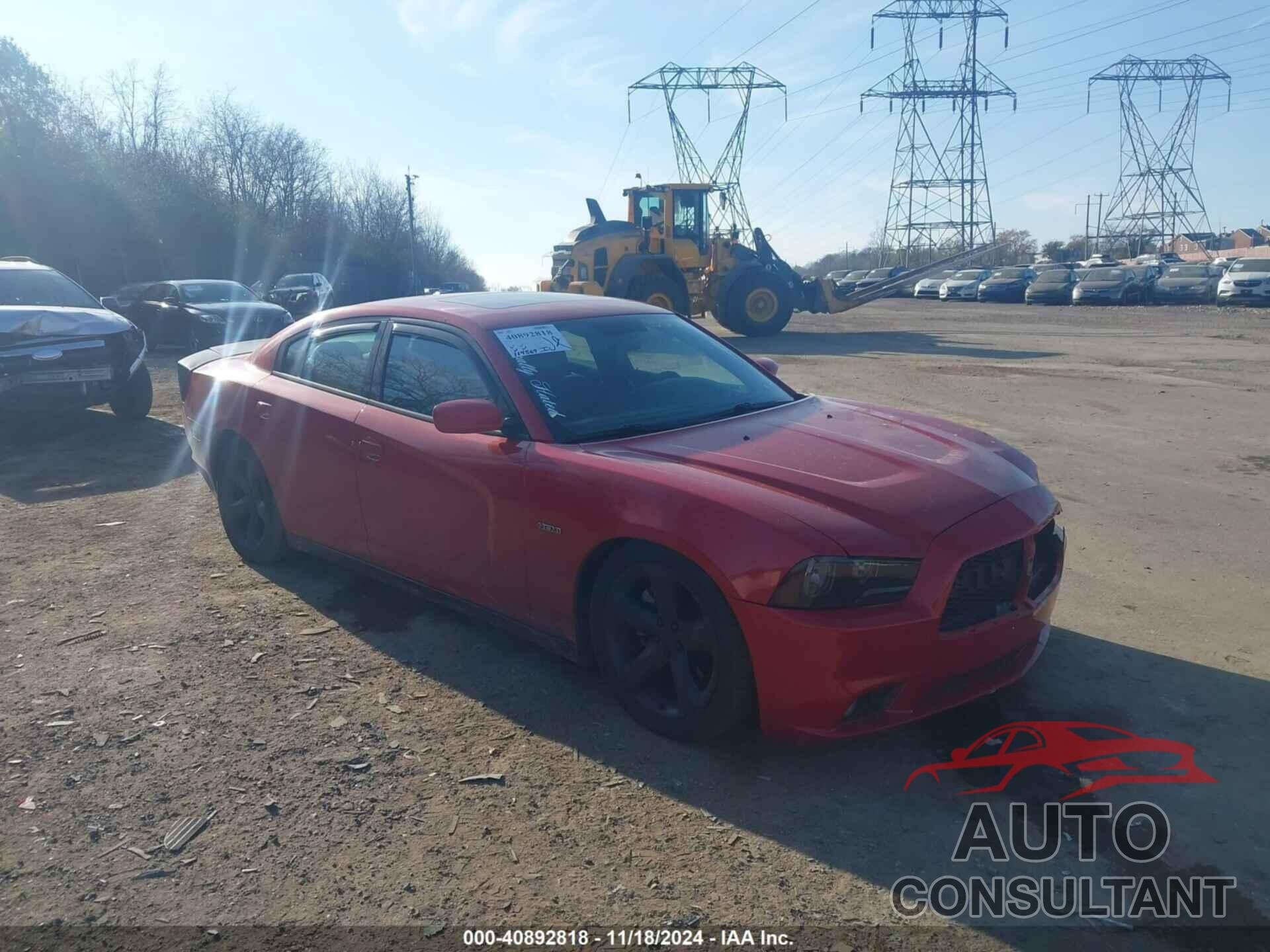 DODGE CHARGER 2012 - 2C3CDXCT2CH154696