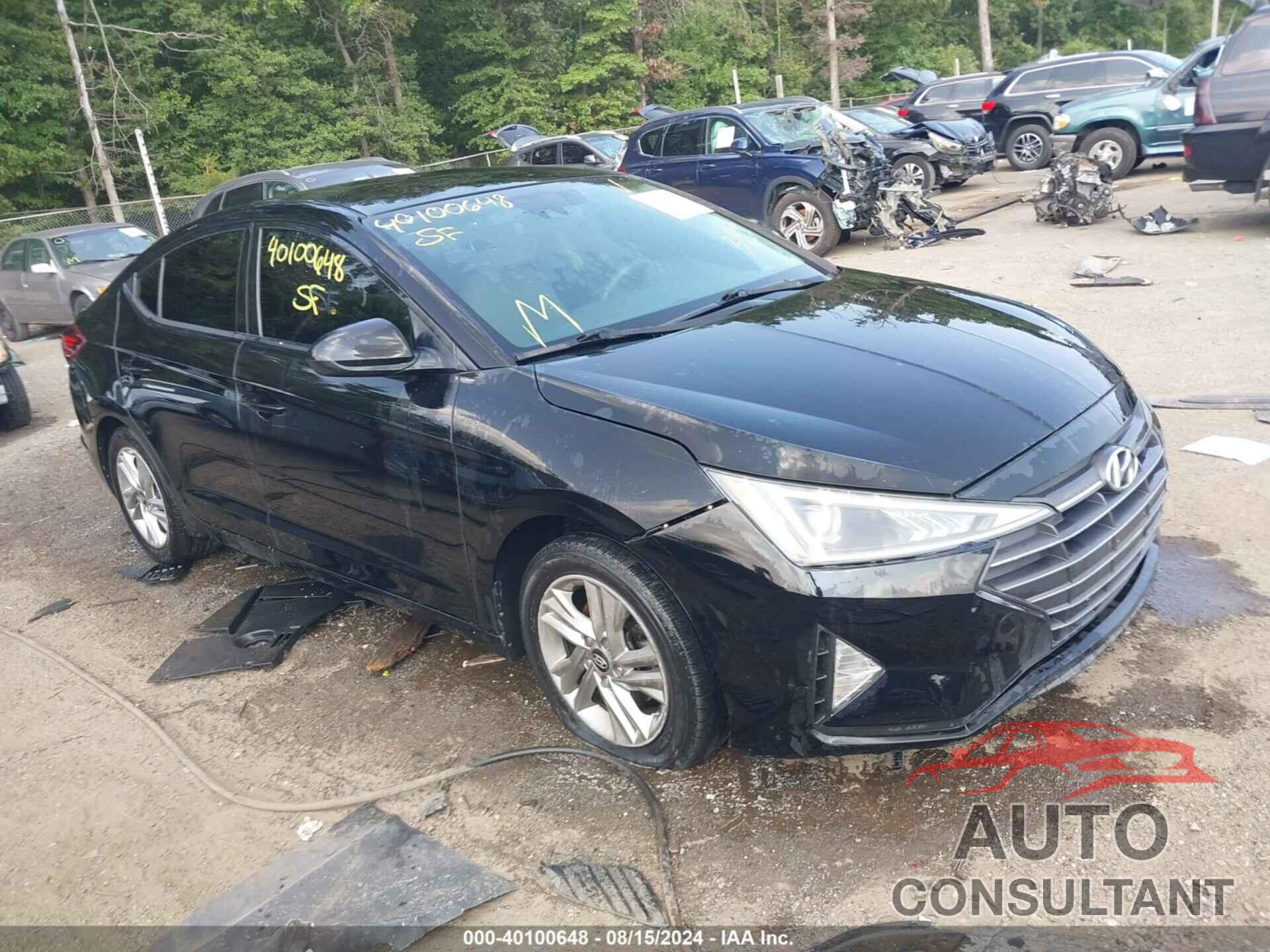 HYUNDAI ELANTRA 2019 - KMHD84LF2KU731179