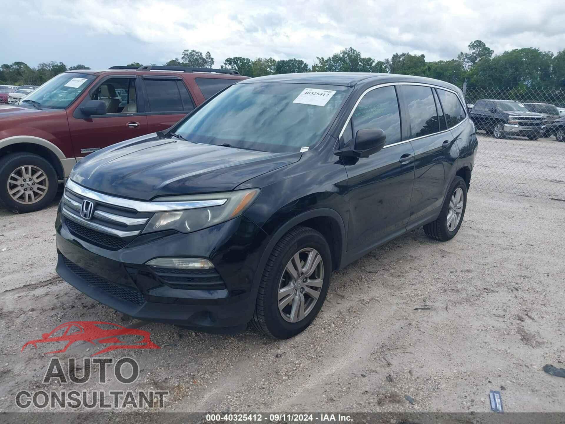 HONDA PILOT 2016 - 5FNYF5H16GB040204