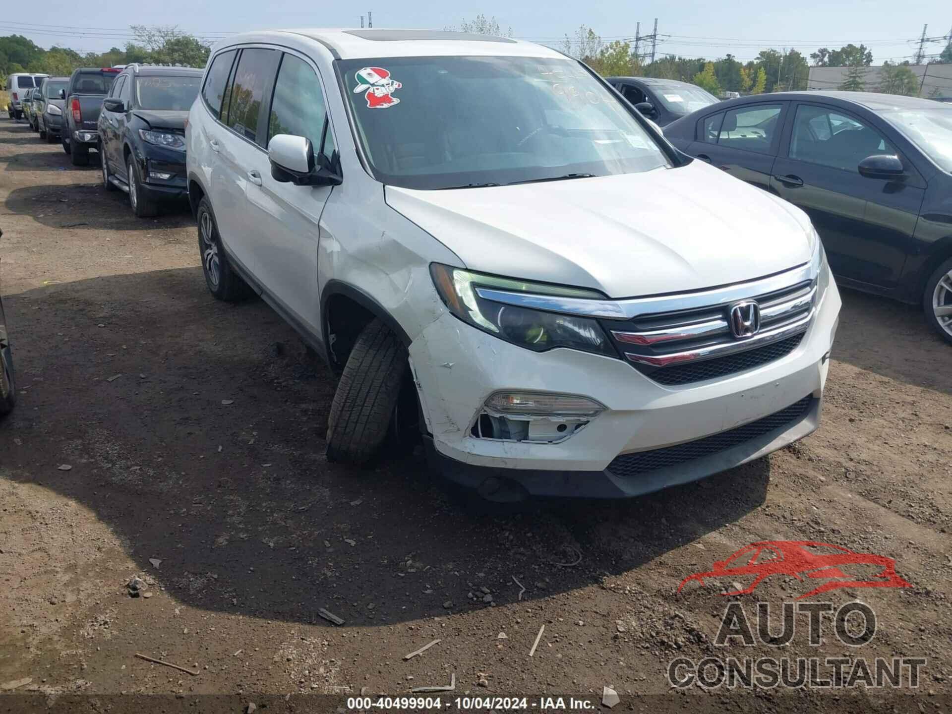 HONDA PILOT 2017 - 5FNYF6H50HB008813