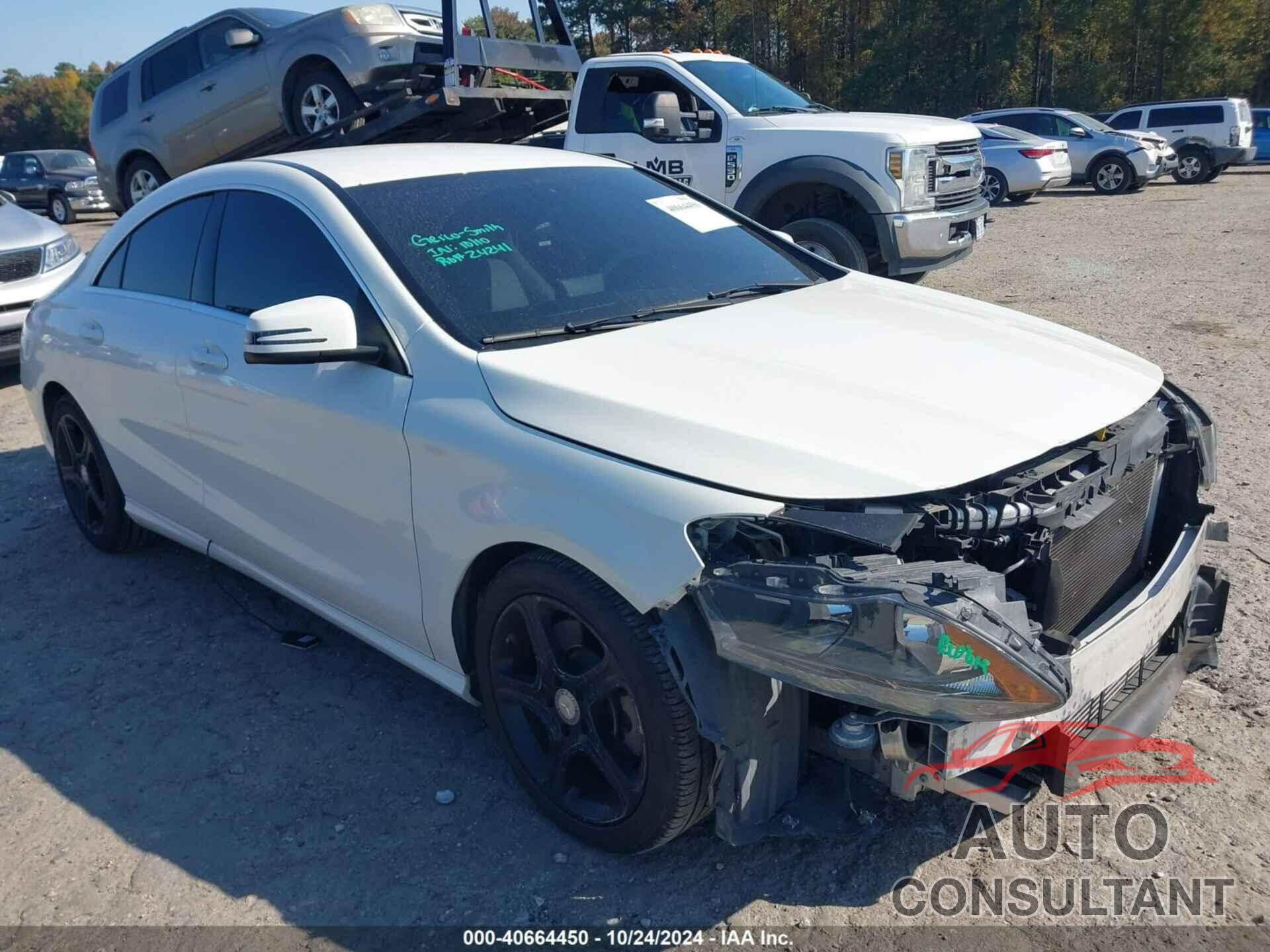 MERCEDES-BENZ CLA 250 2014 - WDDSJ4EB0EN039842