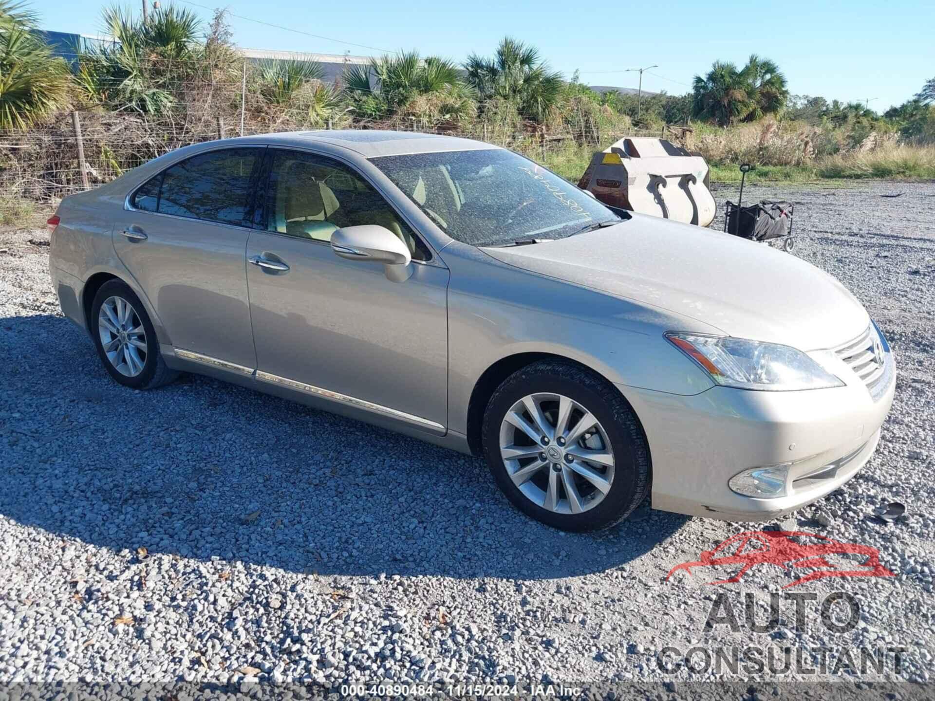 LEXUS ES 350 2012 - JTHBK1EG5C2502394