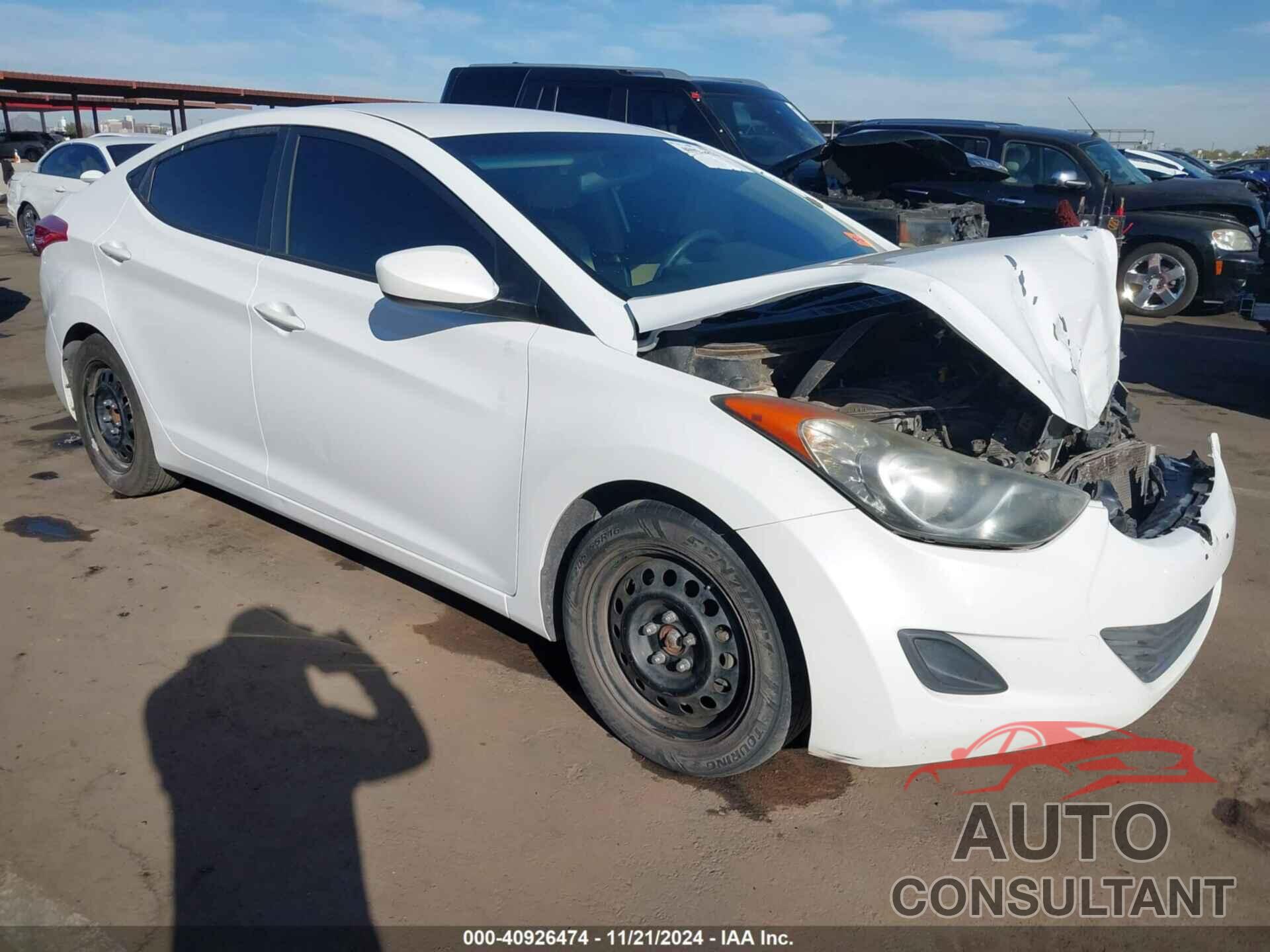 HYUNDAI ELANTRA 2013 - 5NPDH4AE6DH213409