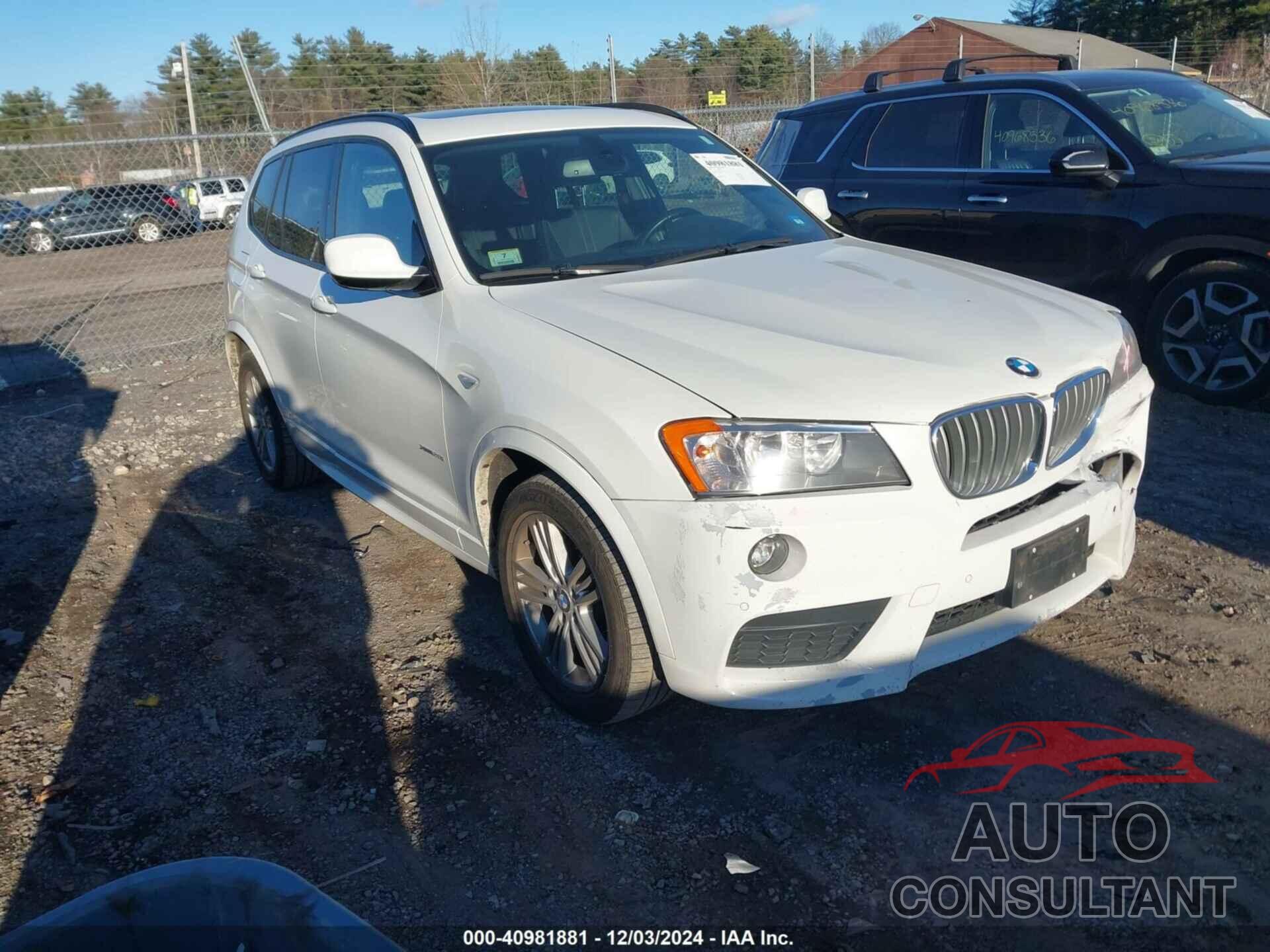 BMW X3 2012 - 5UXWX5C56CL725324