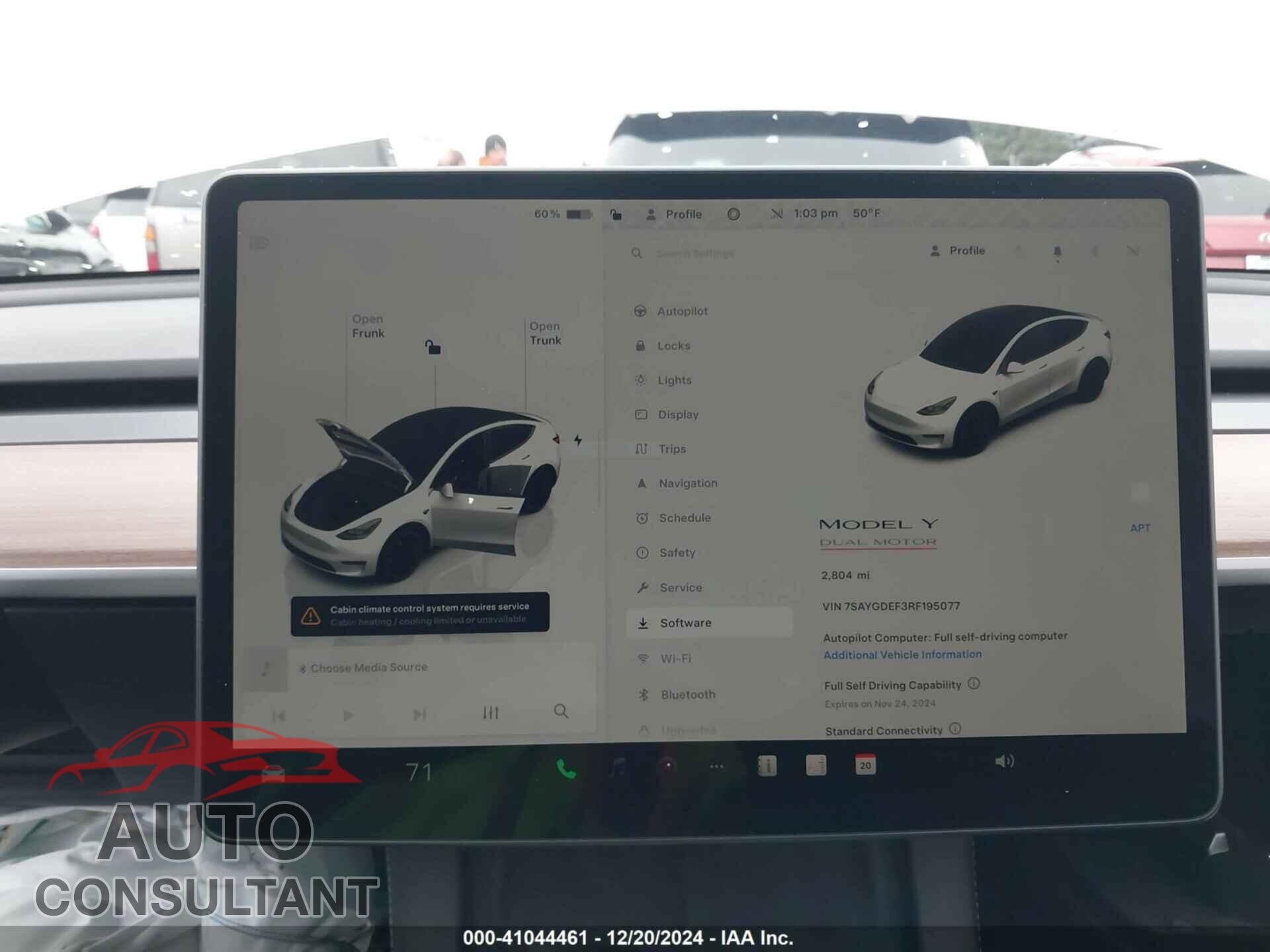 TESLA MODEL Y 2024 - 7SAYGDEF3RF195077