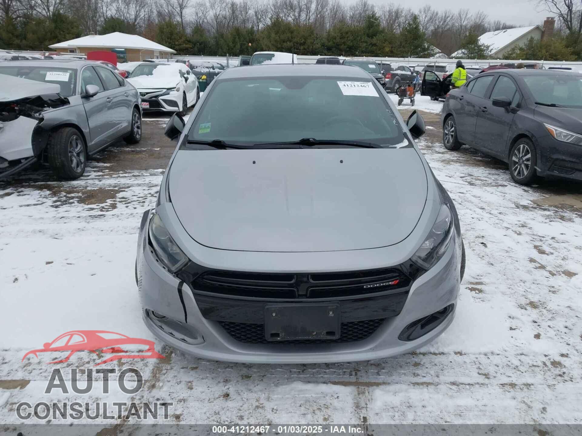 DODGE DART 2015 - 1C3CDFBB4FD160312