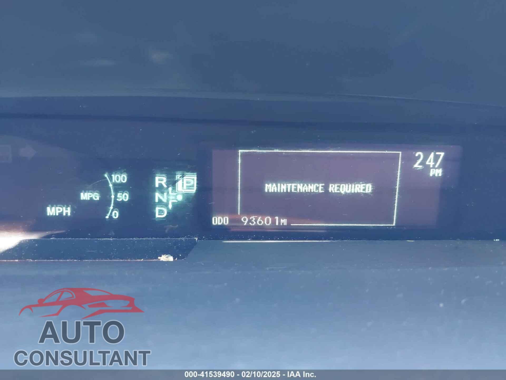 TOYOTA PRIUS 2014 - JTDKN3DU4E0359724
