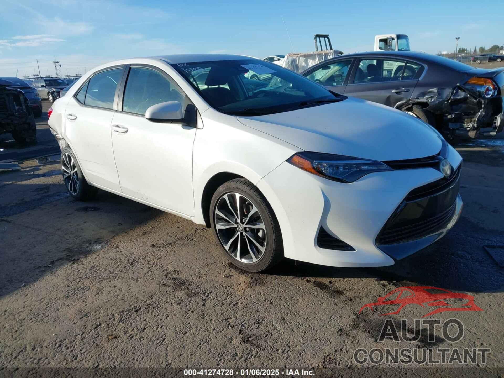 TOYOTA COROLLA 2017 - 5YFBURHE8HP729737