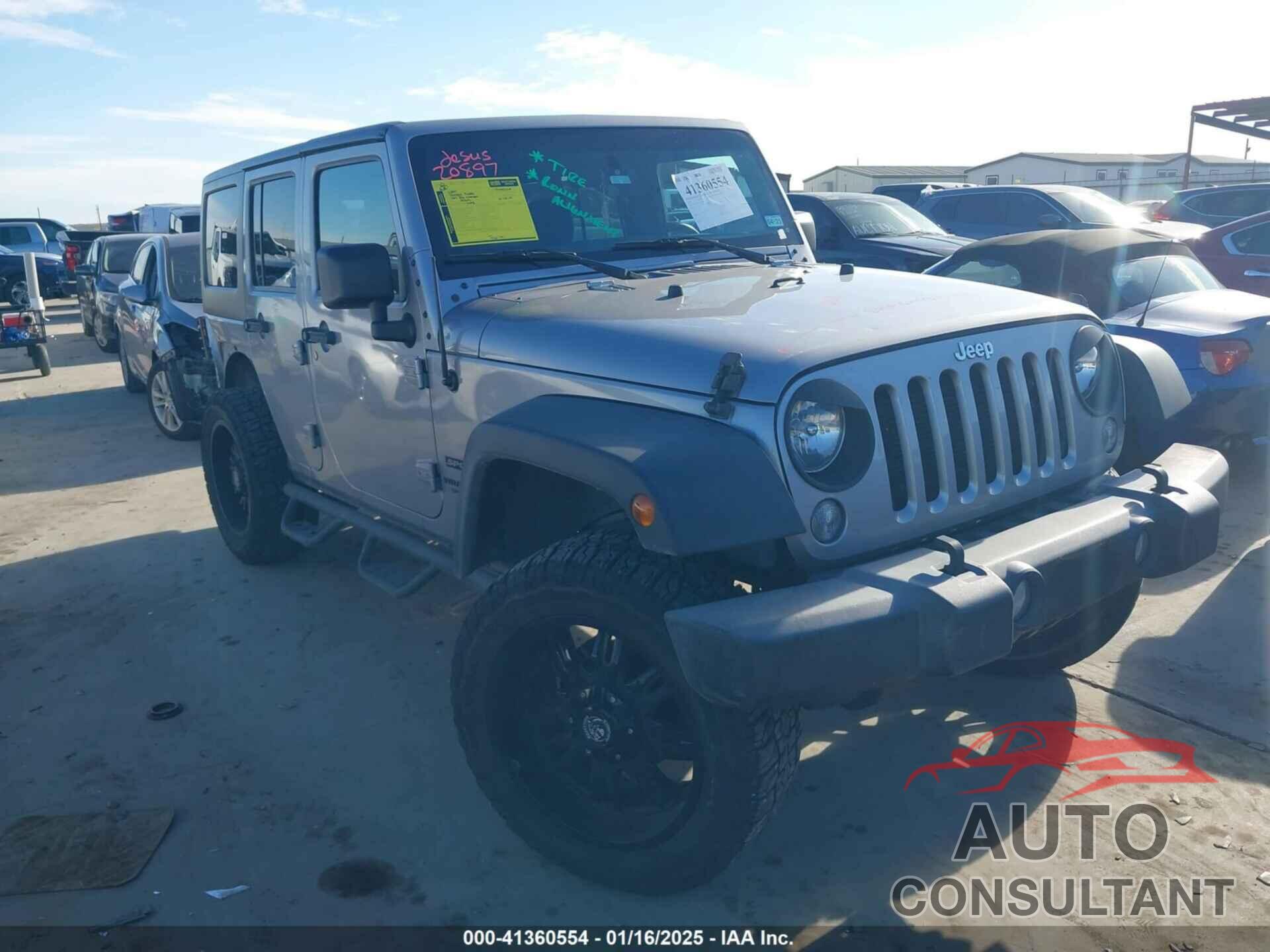 JEEP WRANGLER UNLIMITED 2017 - 1C4BJWDG1HL709191