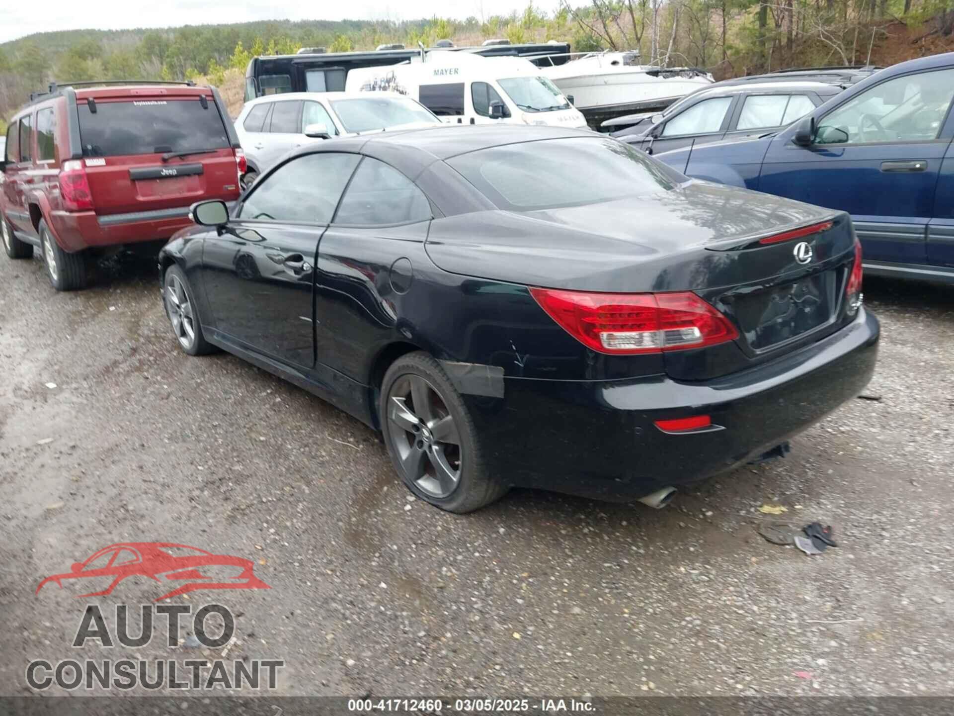 LEXUS IS 250C 2011 - JTHFF2C26B2519416