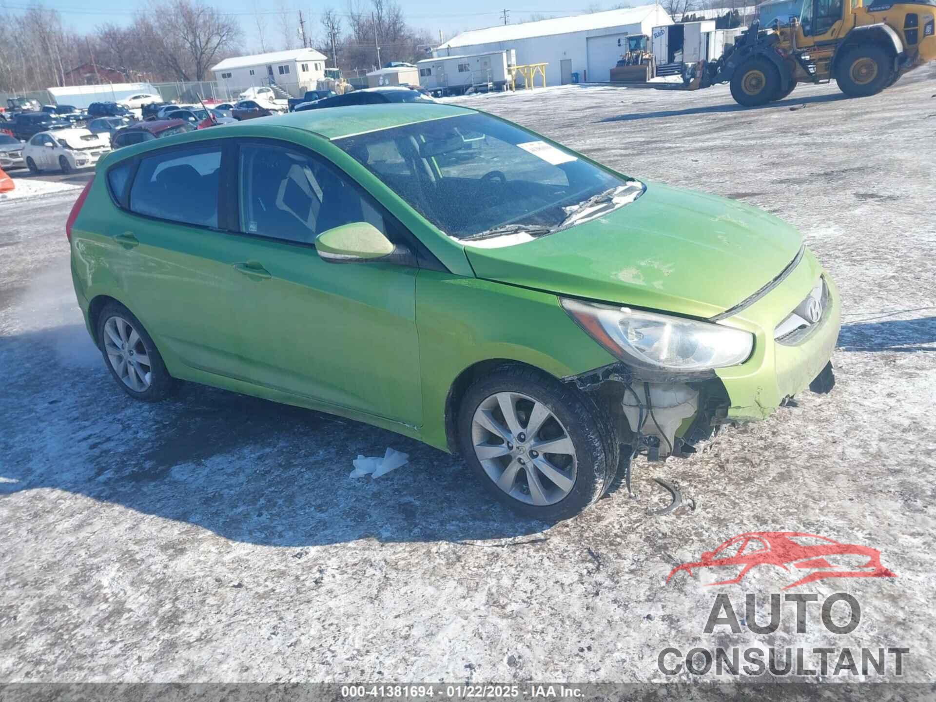 HYUNDAI ACCENT 2013 - KMHCU5AE1DU061554