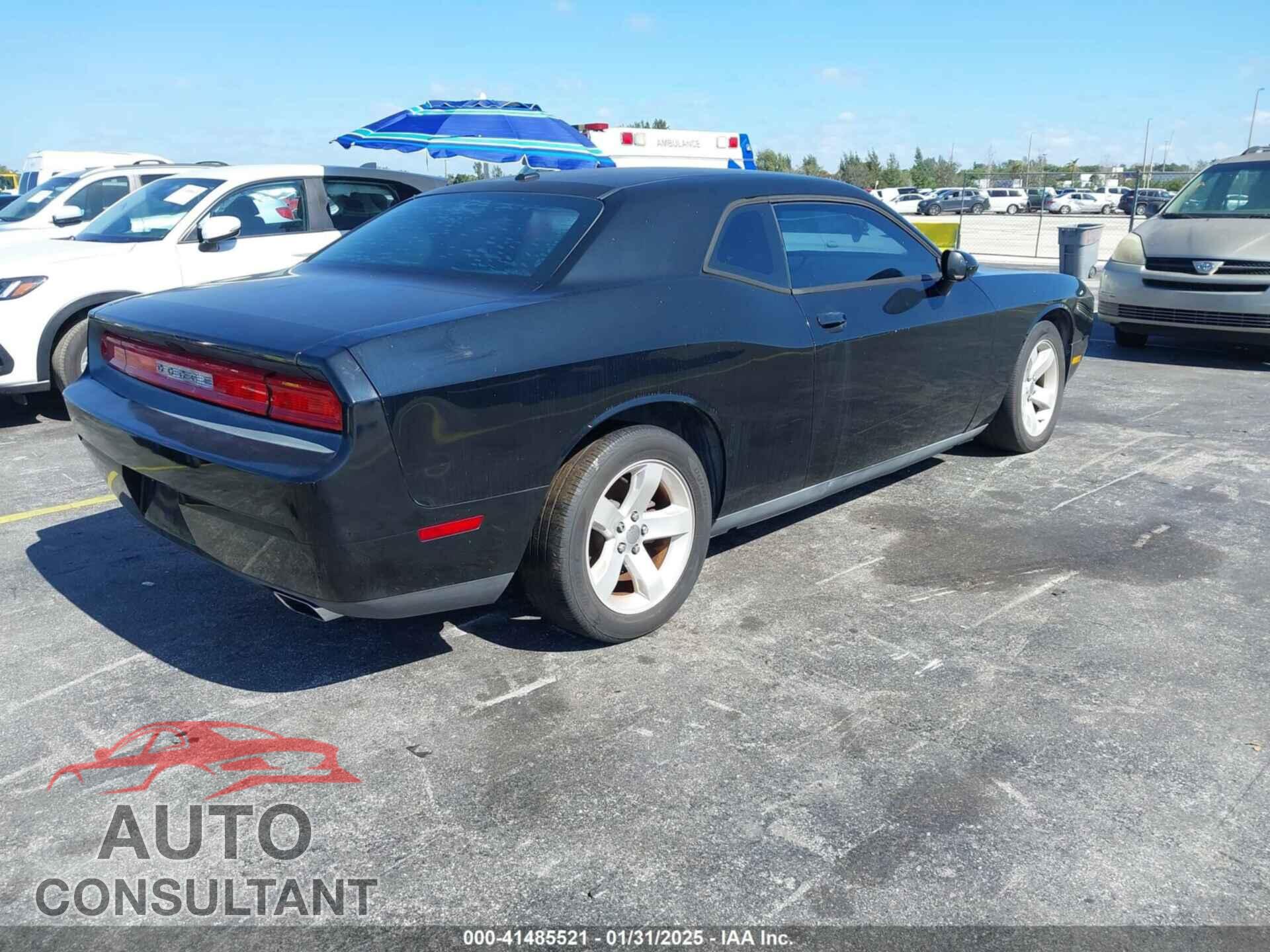 DODGE CHALLENGER 2012 - 2C3CDYAG3CH130970