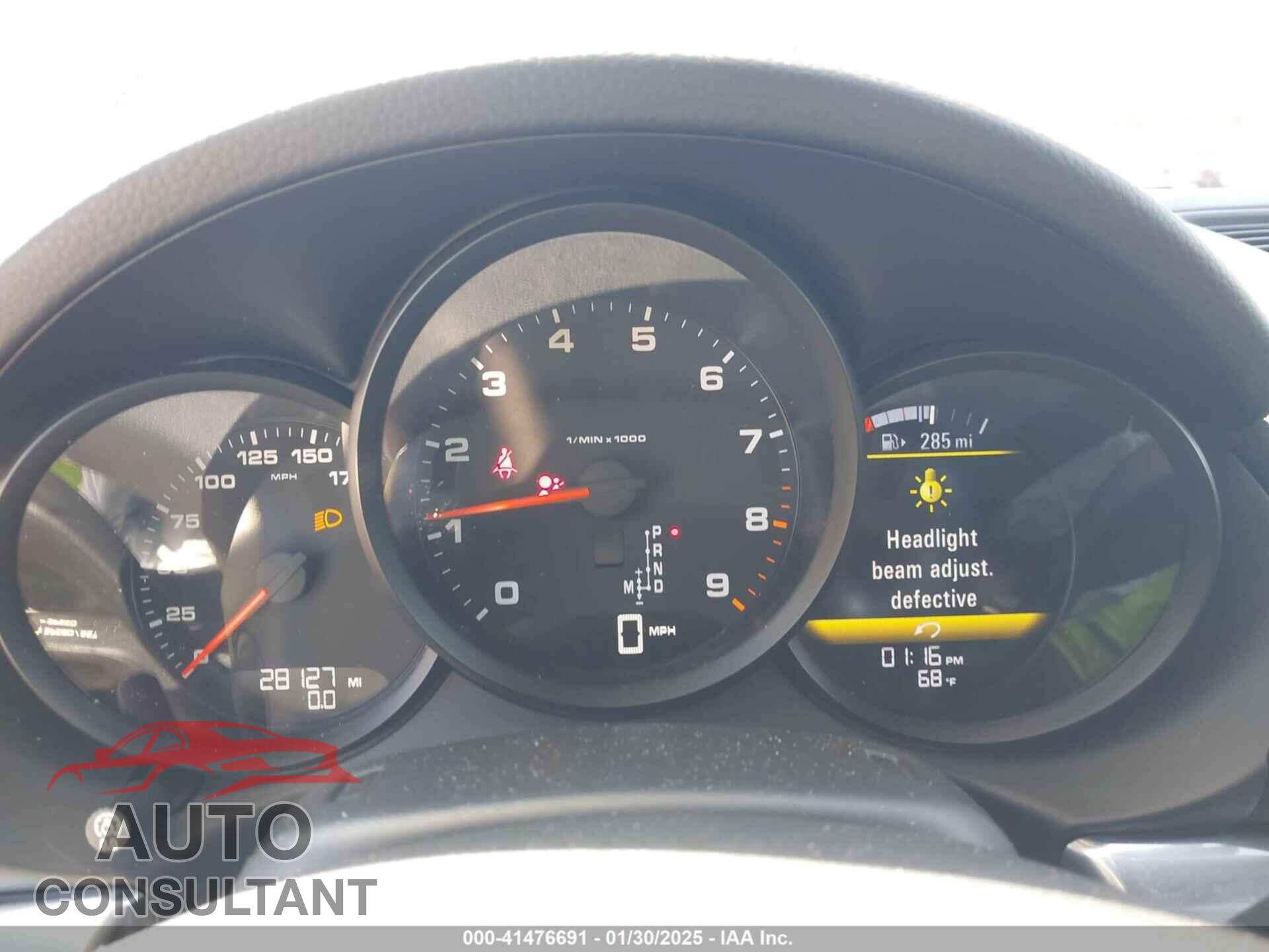 PORSCHE BOXSTER 2014 - WP0CA2A81ES121657