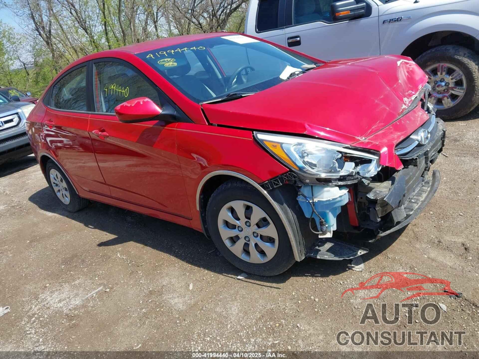 HYUNDAI ACCENT 2015 - KMHCT4AE4FU933144