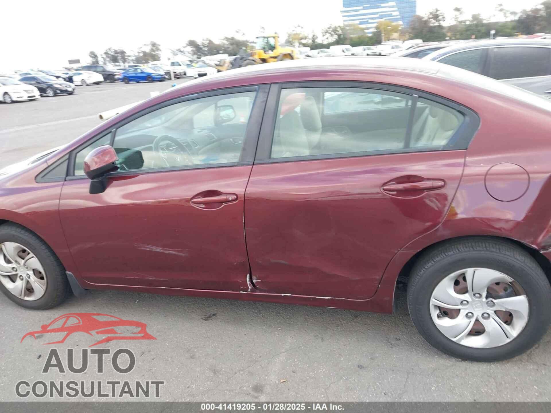 HONDA CIVIC 2013 - 19XFB2F53DE224959